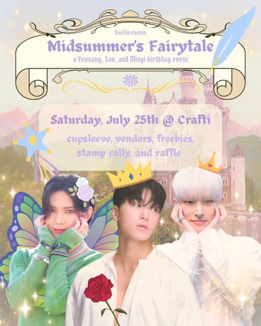 Midsummer's Fairytale Cupsleeve Event