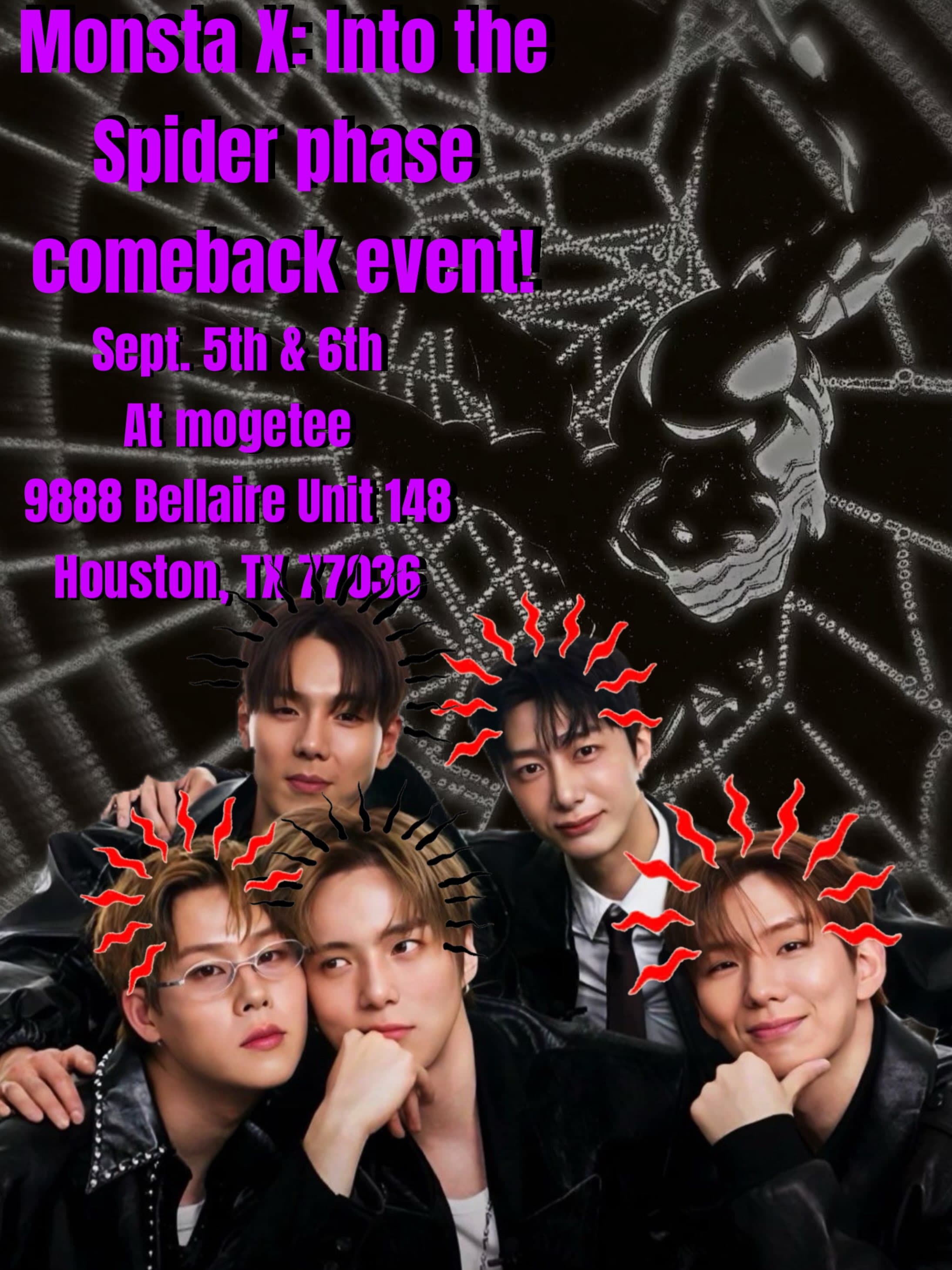 Monsta X: Into the Spider phase comeback event!