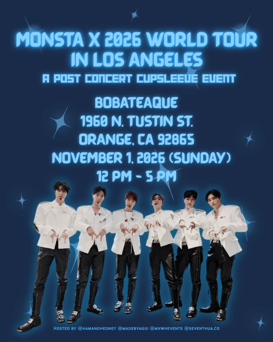 Monsta X Nexus in LA - Post-Concert Cupsleeve   - Image 1