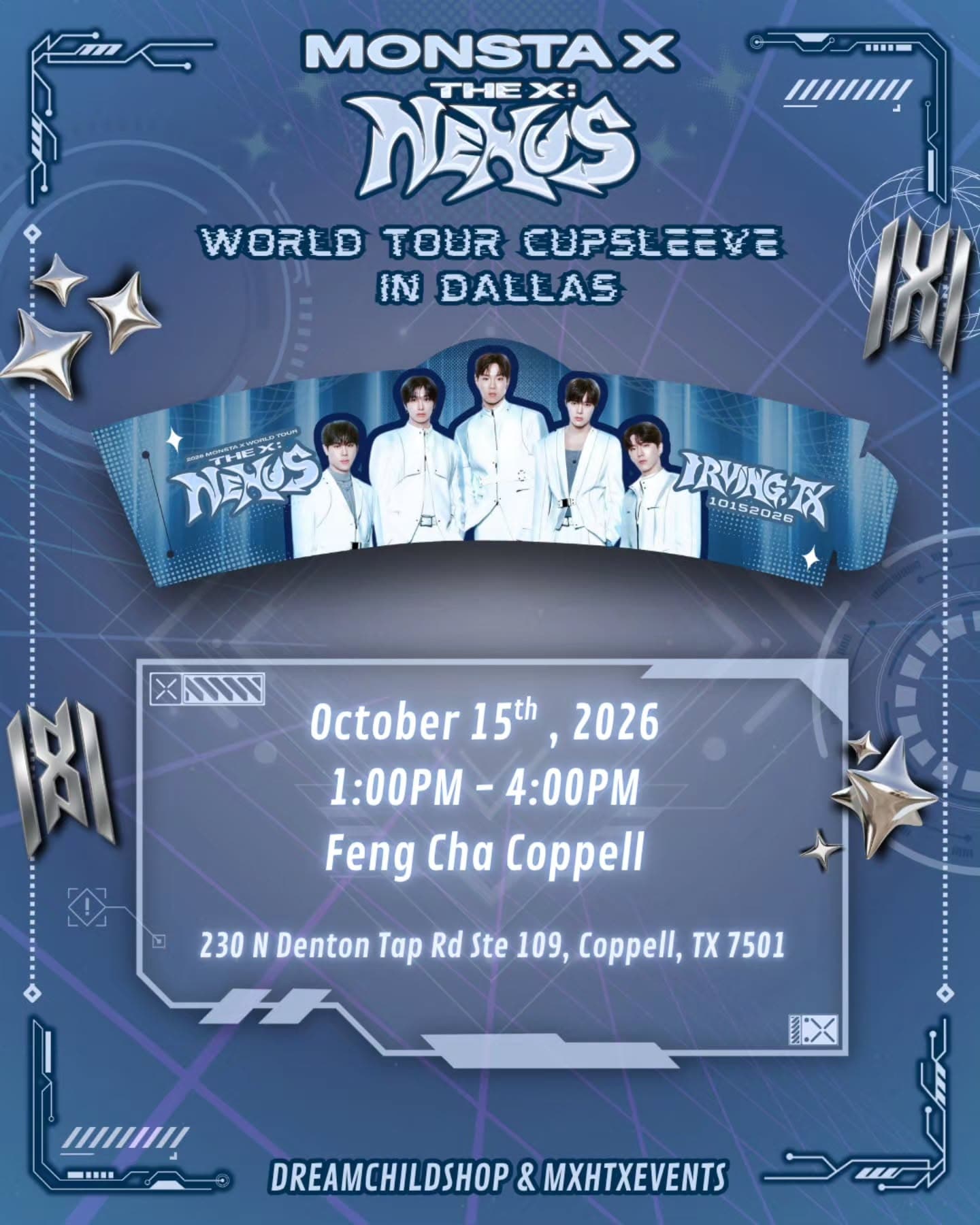 Monsta X NEXUS World Tour Cupsleeve in Dallas