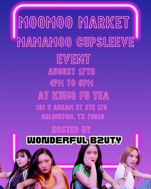 MOOMOO MARKET MAMAMOO CUPSLEEVE EVENT