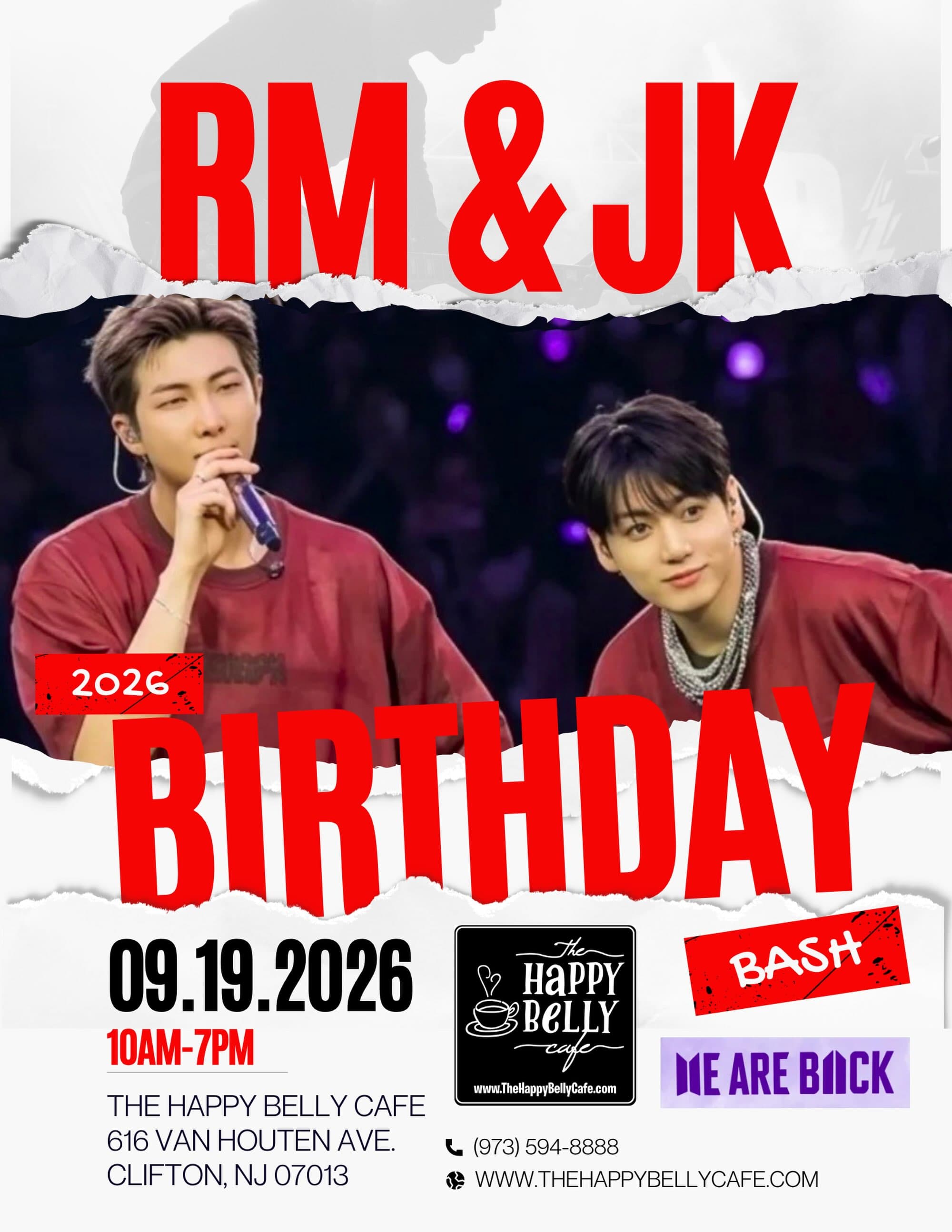 Namjoon and Jungkook’s Birthday Bash