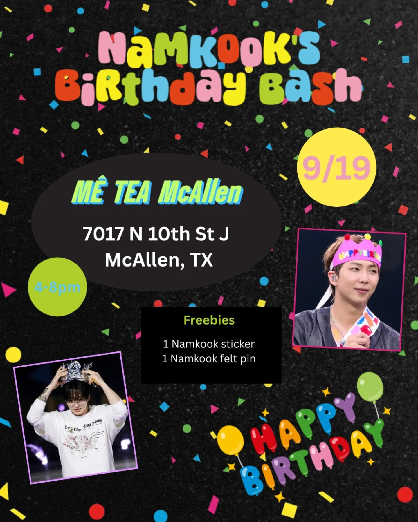 Namkook's Birthday Bash