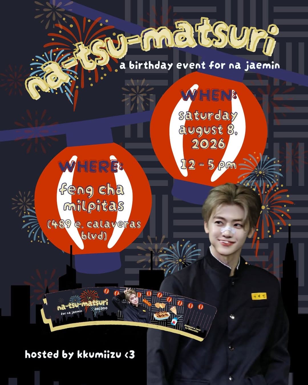 na-tsu-matsuri a Birthday event for Jaemin