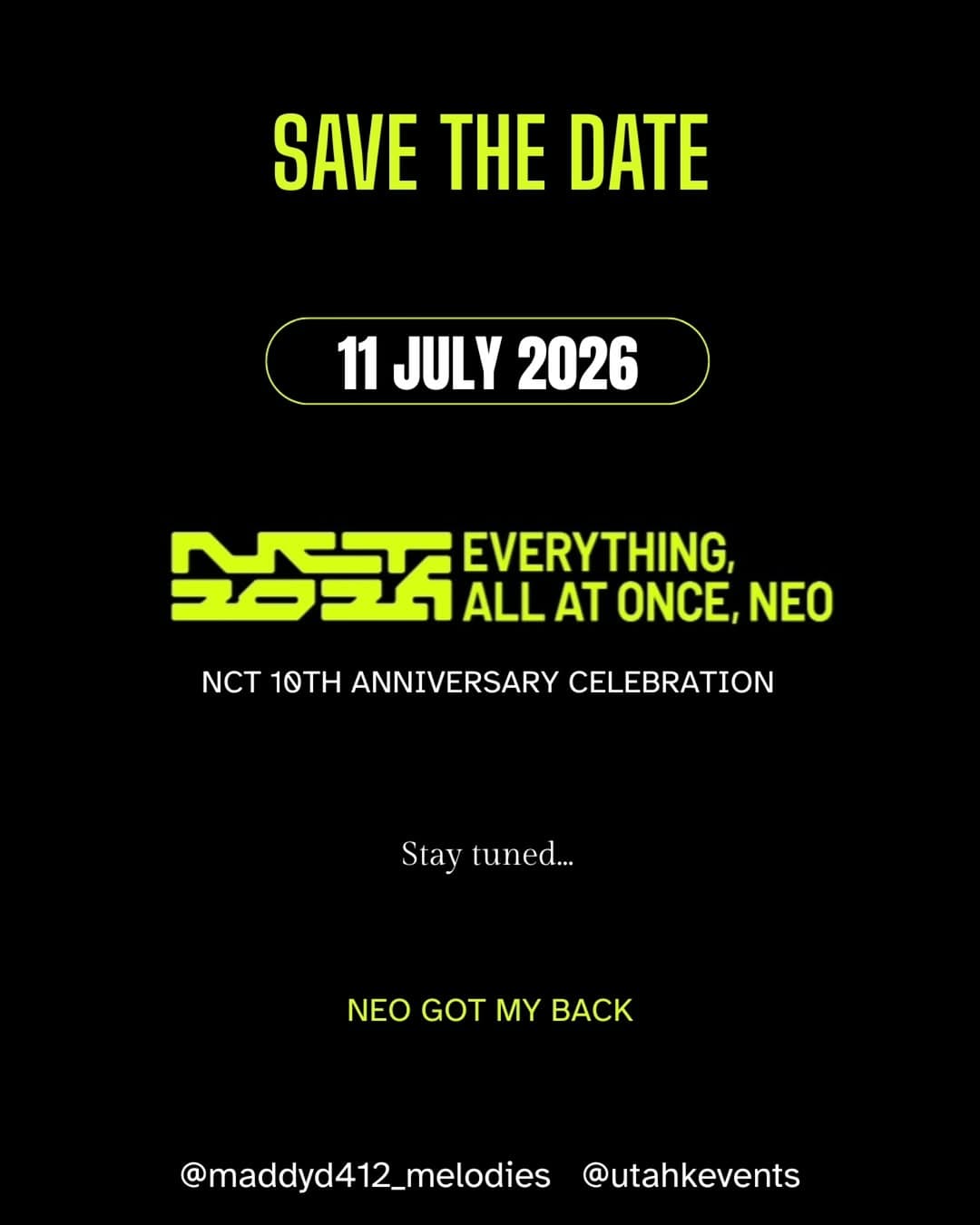 NCT 2026 Everything, All At Once, NEO