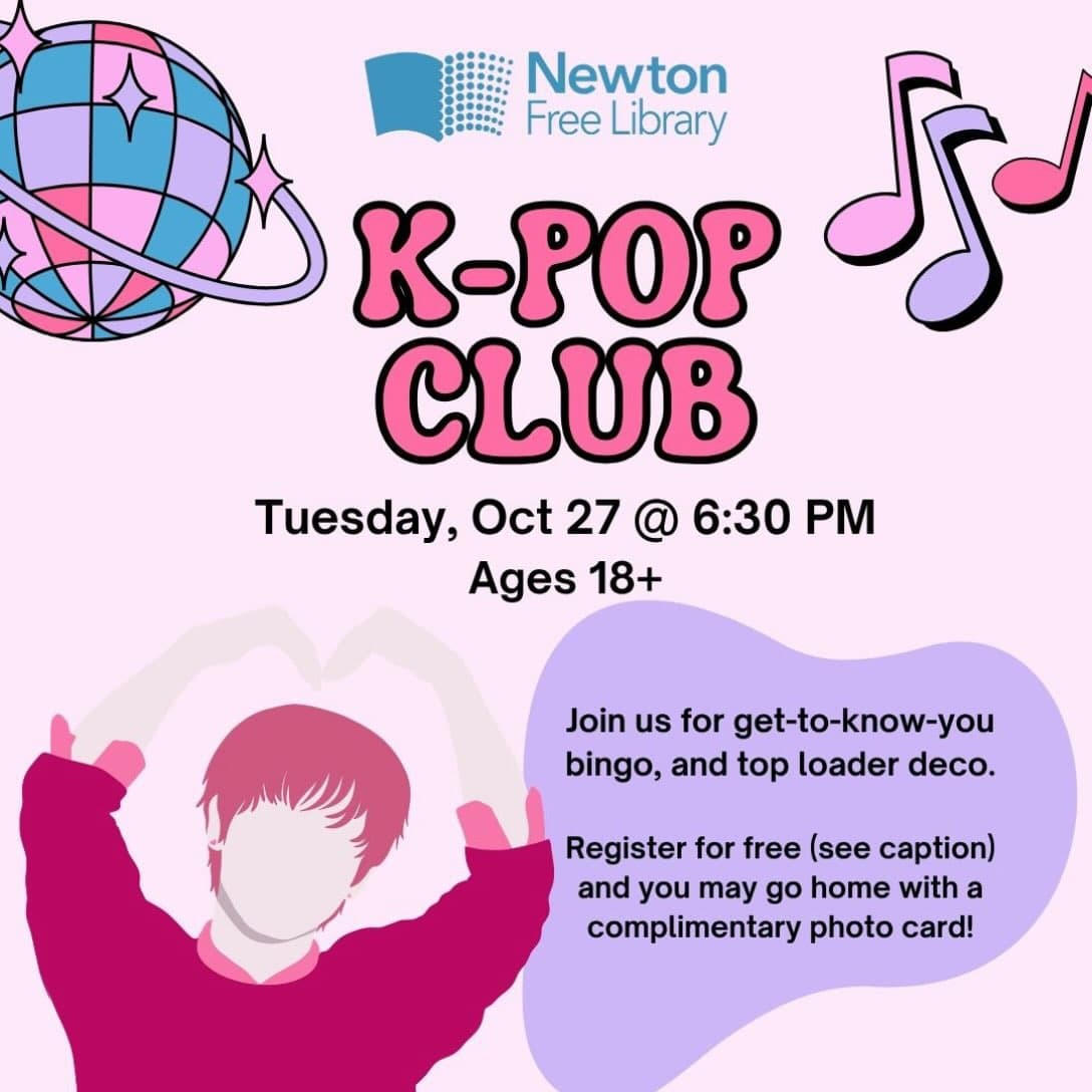 Newton Free Library K-Pop Club - Image 1