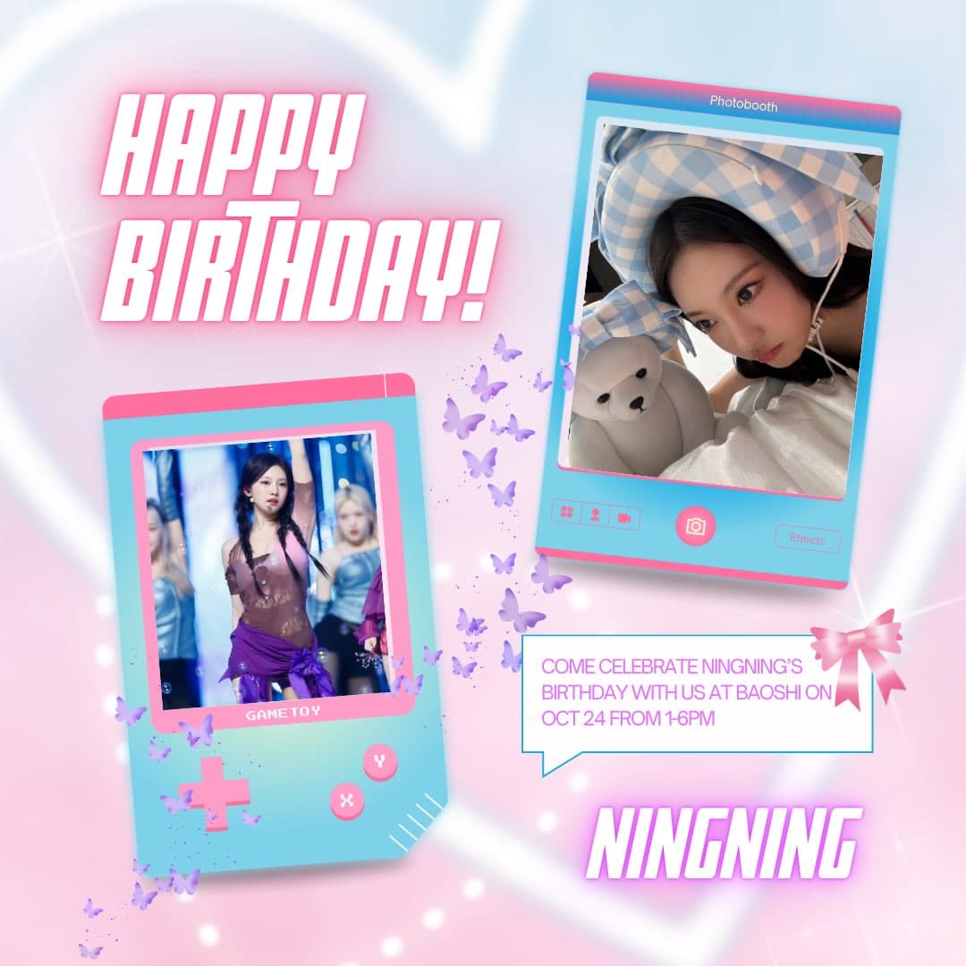 Ningning Birthday Café Event