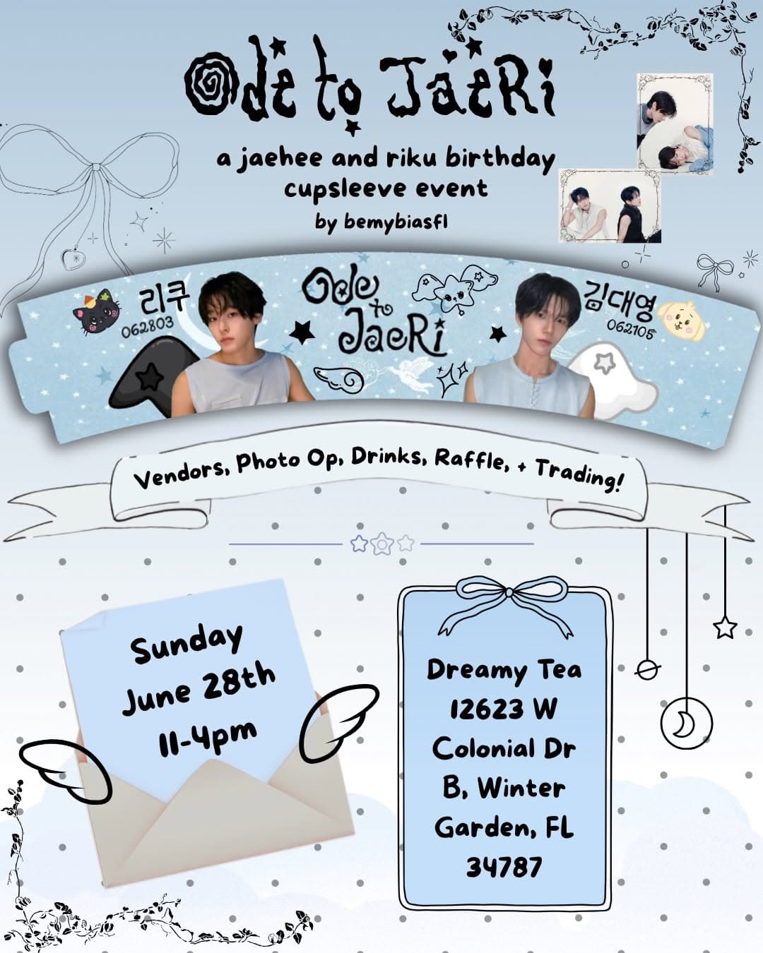 Ode to JaeRi Birthday Cupsleeve Event