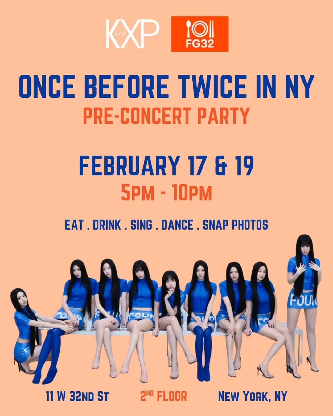 ONCE Before TWICE in NY - PRE -CONCERT PARTY - Cover image