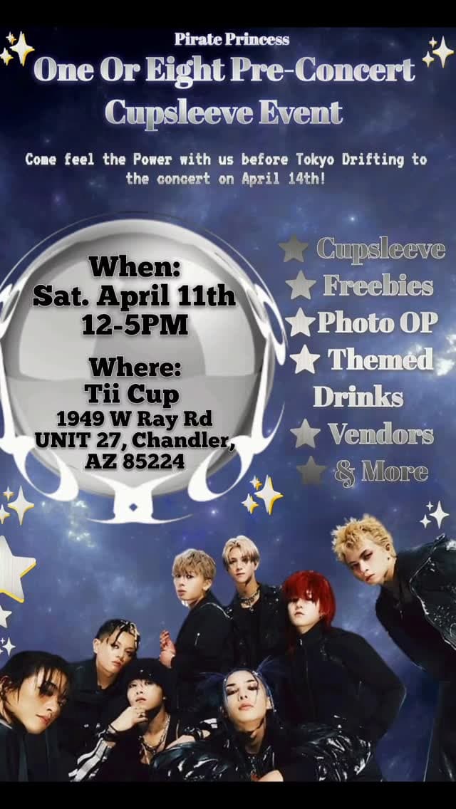 One Or Eight Pre-Concert Cupsleeve Event - Image 1