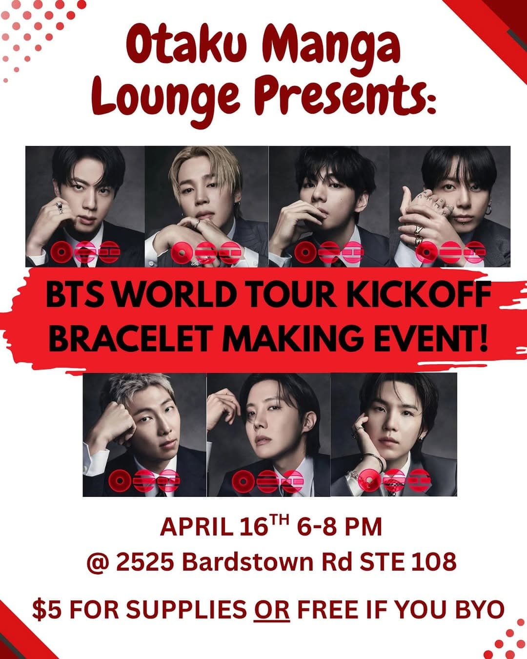 BTS World Tour Kickoff Bracelet Making Event - Cover image