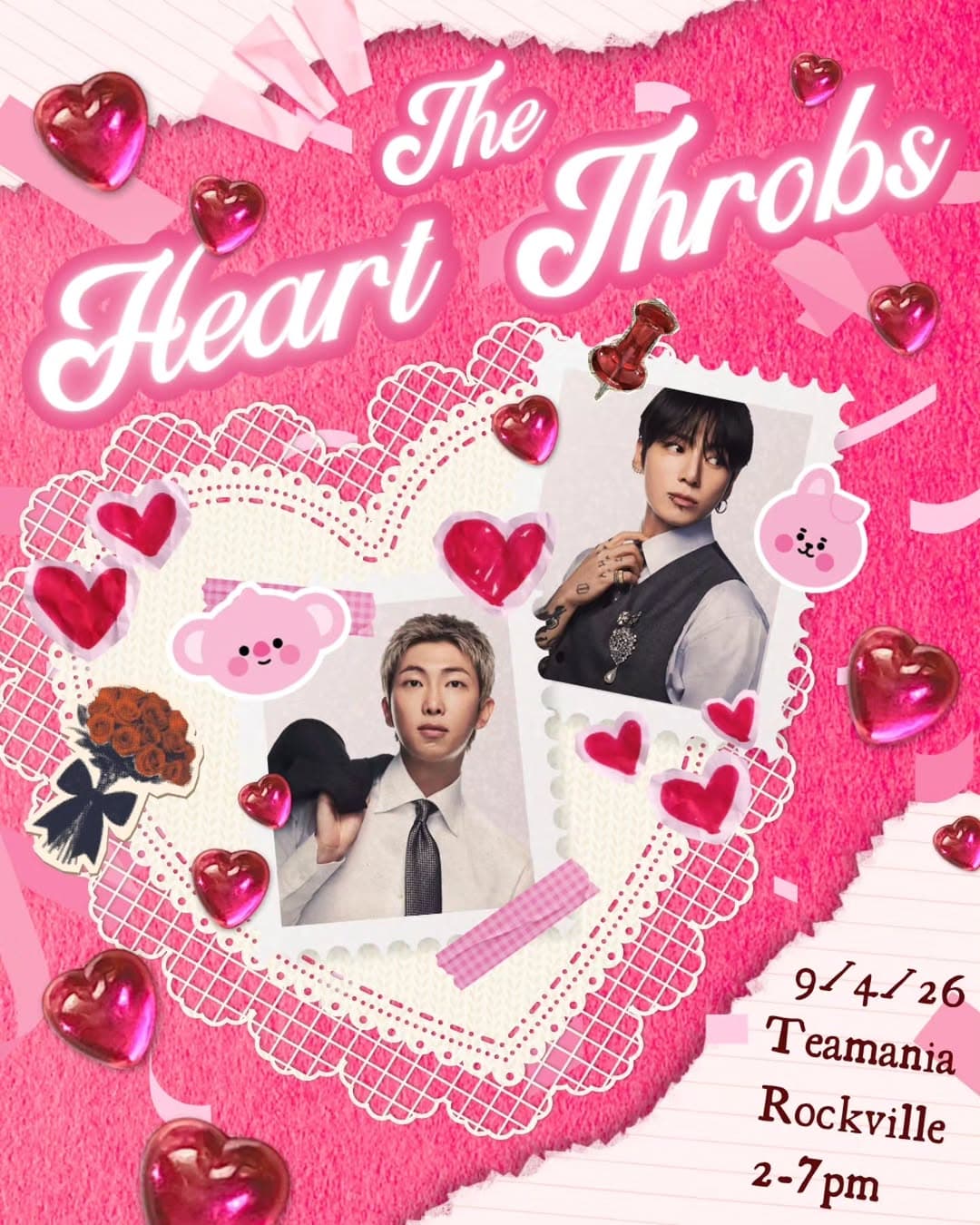 PAGE ONE: THE HEART THROBS
