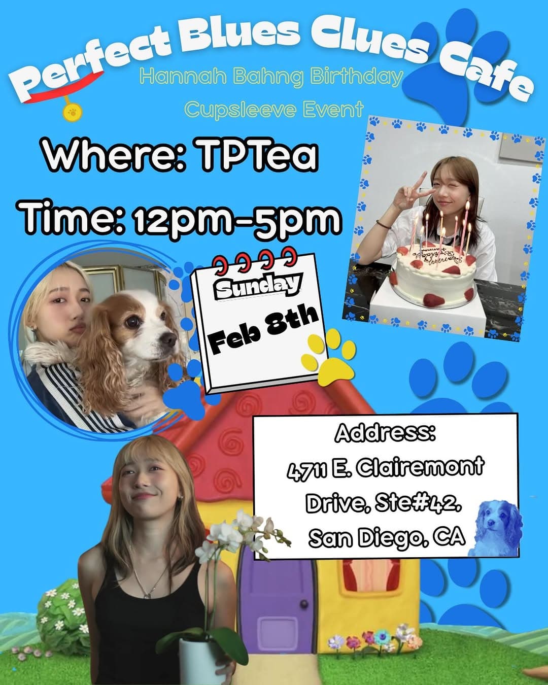 Perfect Blues Clues Cafe Hannah Bahng Birthday - Image 1