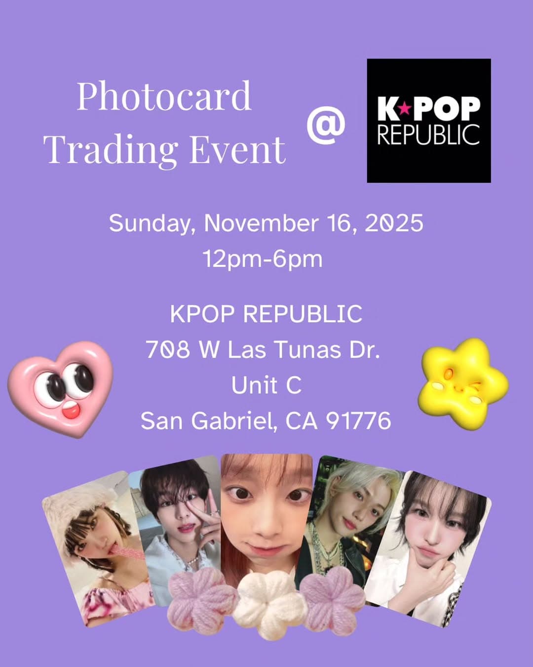 Photocard Trading Event - Cover image
