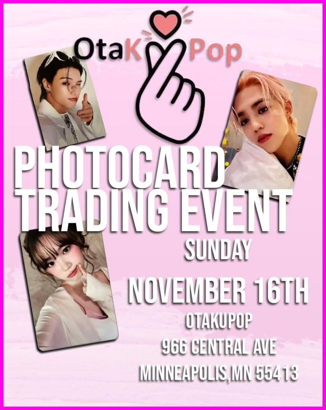 PHOTOCARD TRADING EVENT - Cover image