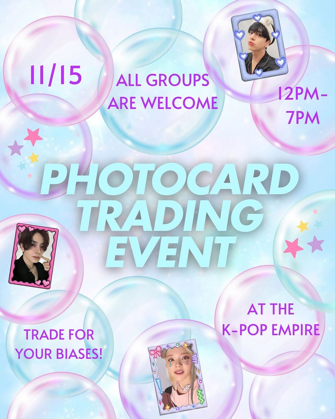 PHOTOCARD TRADING EVENT - Cover image