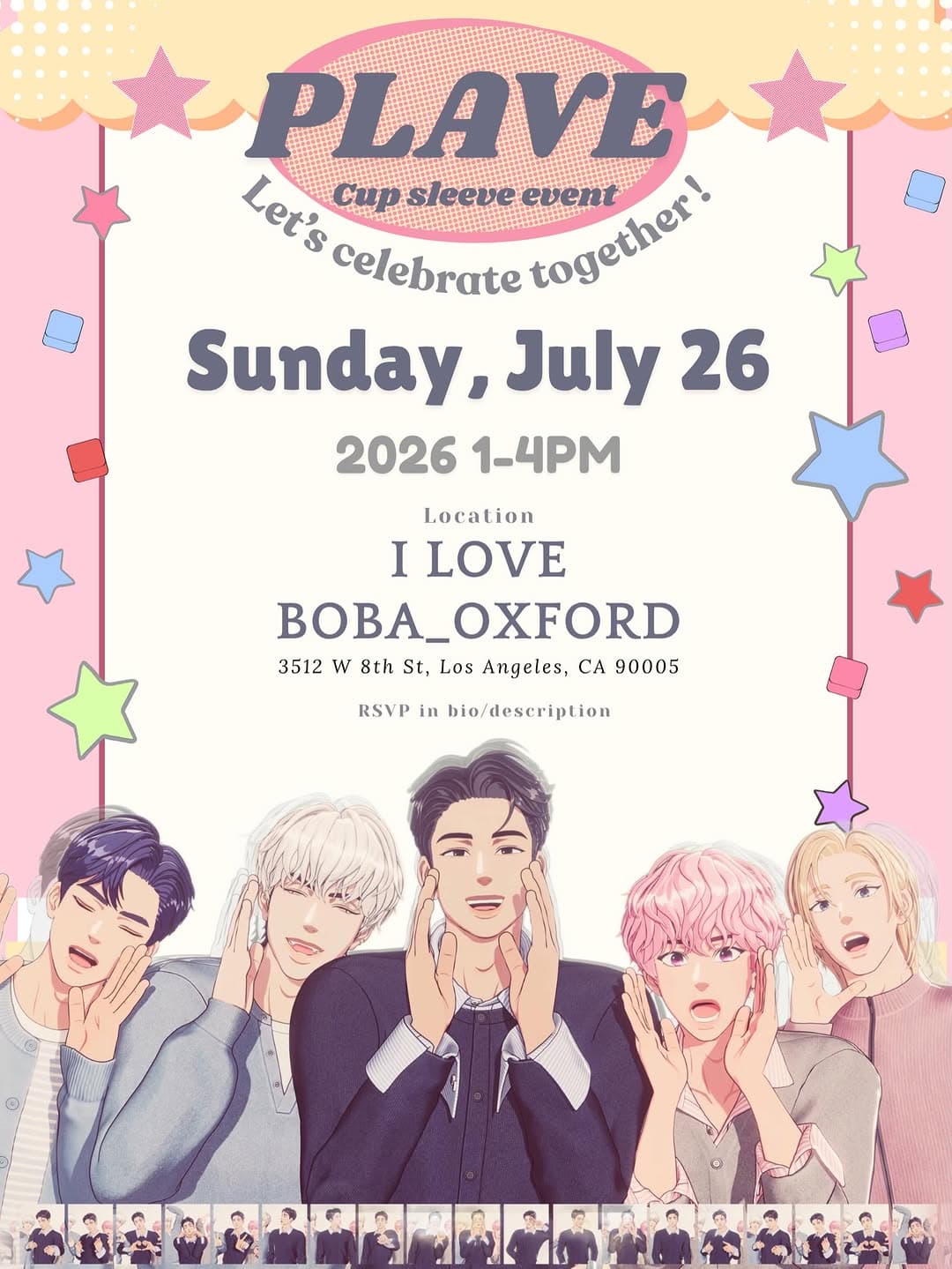 PLAVE Cupsleeve event