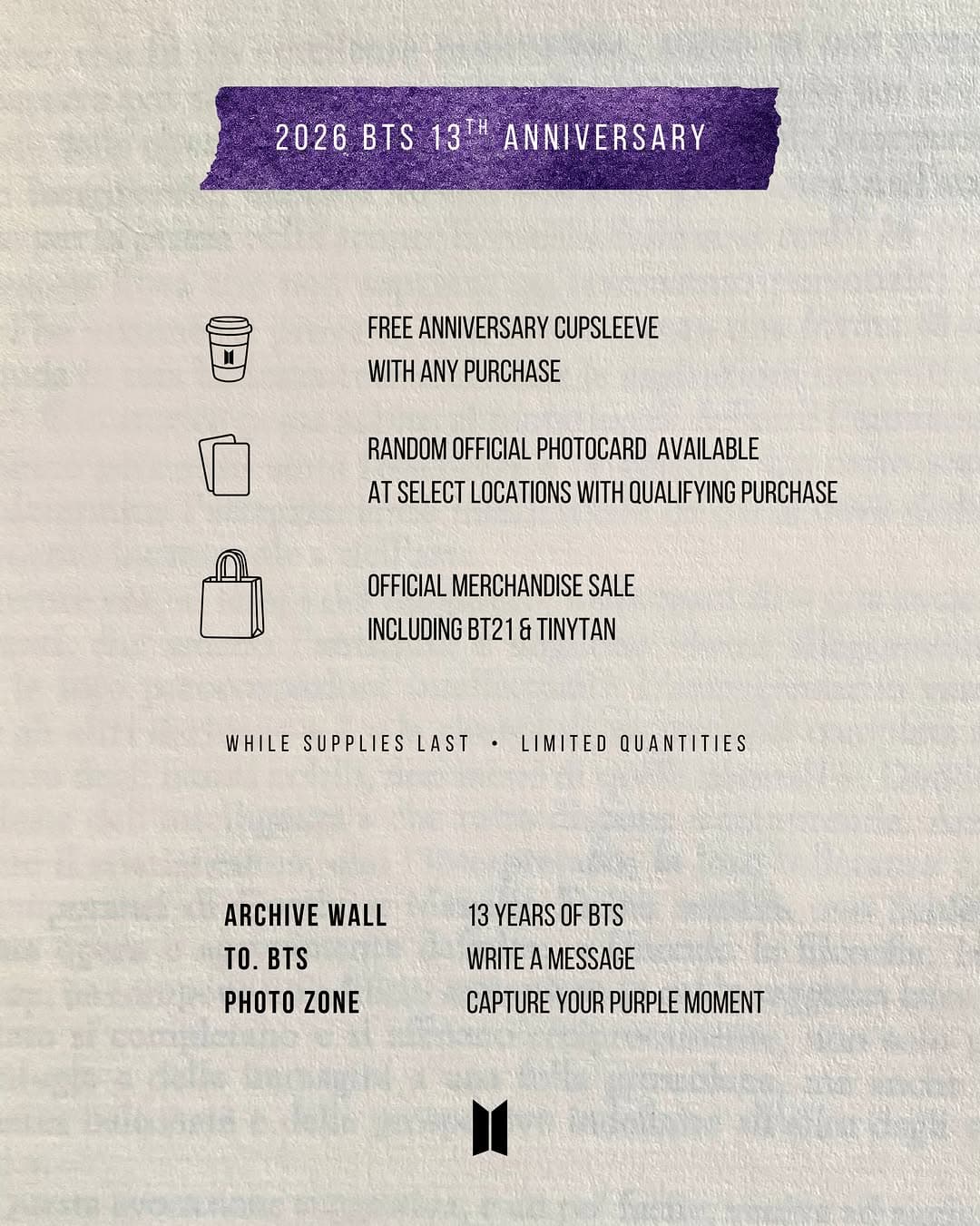 Purple Archive - BTS 13th Anniversary - Image 2