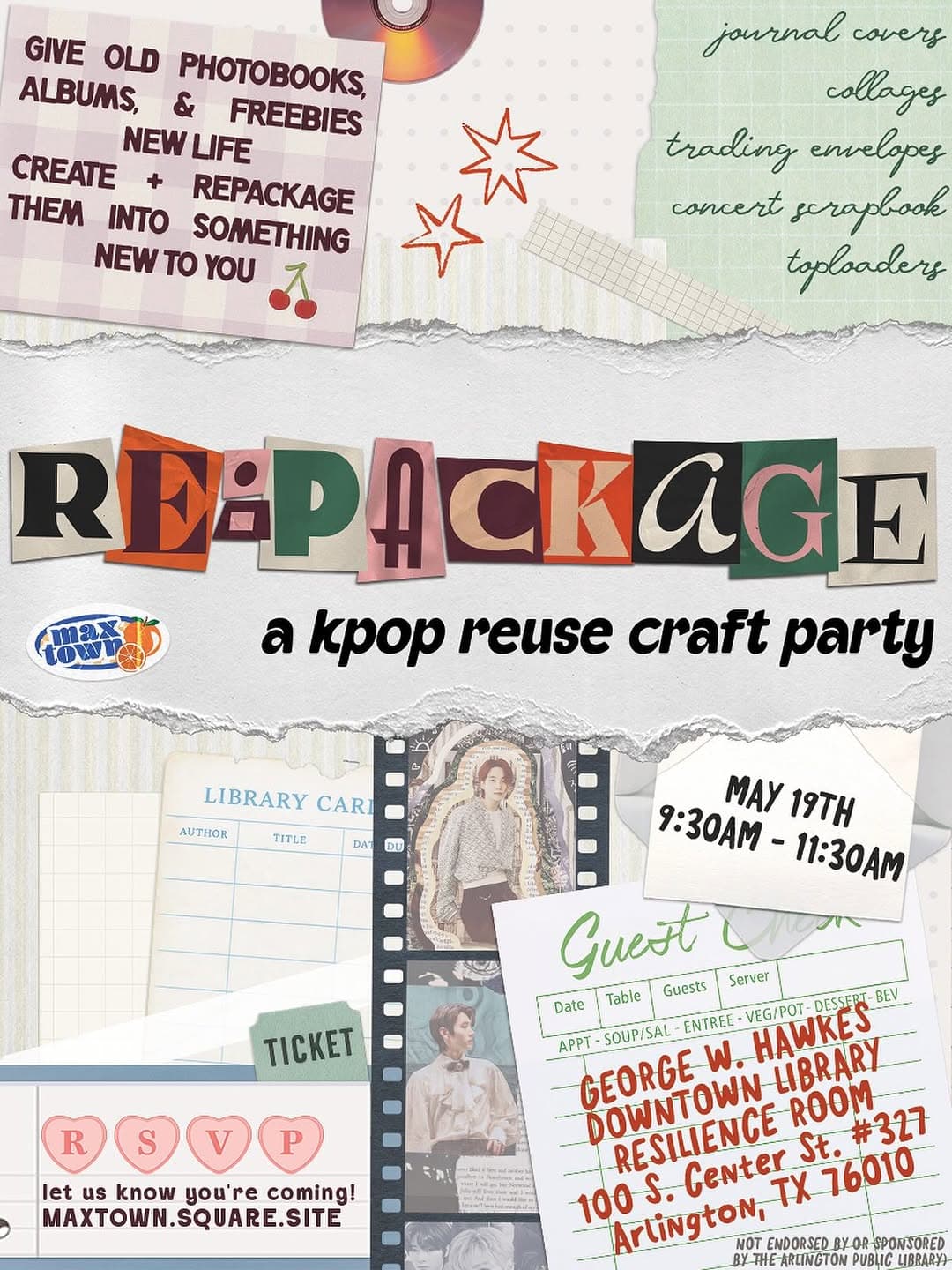 RE:PACKAGE a kpop reuse craft party