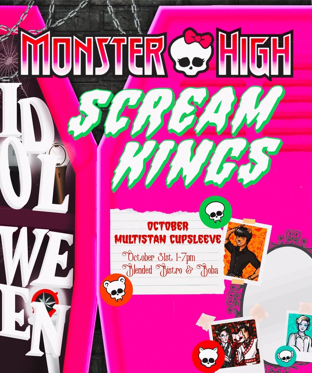 Scream Kings Idolween Cupsleeve Event - Image 1