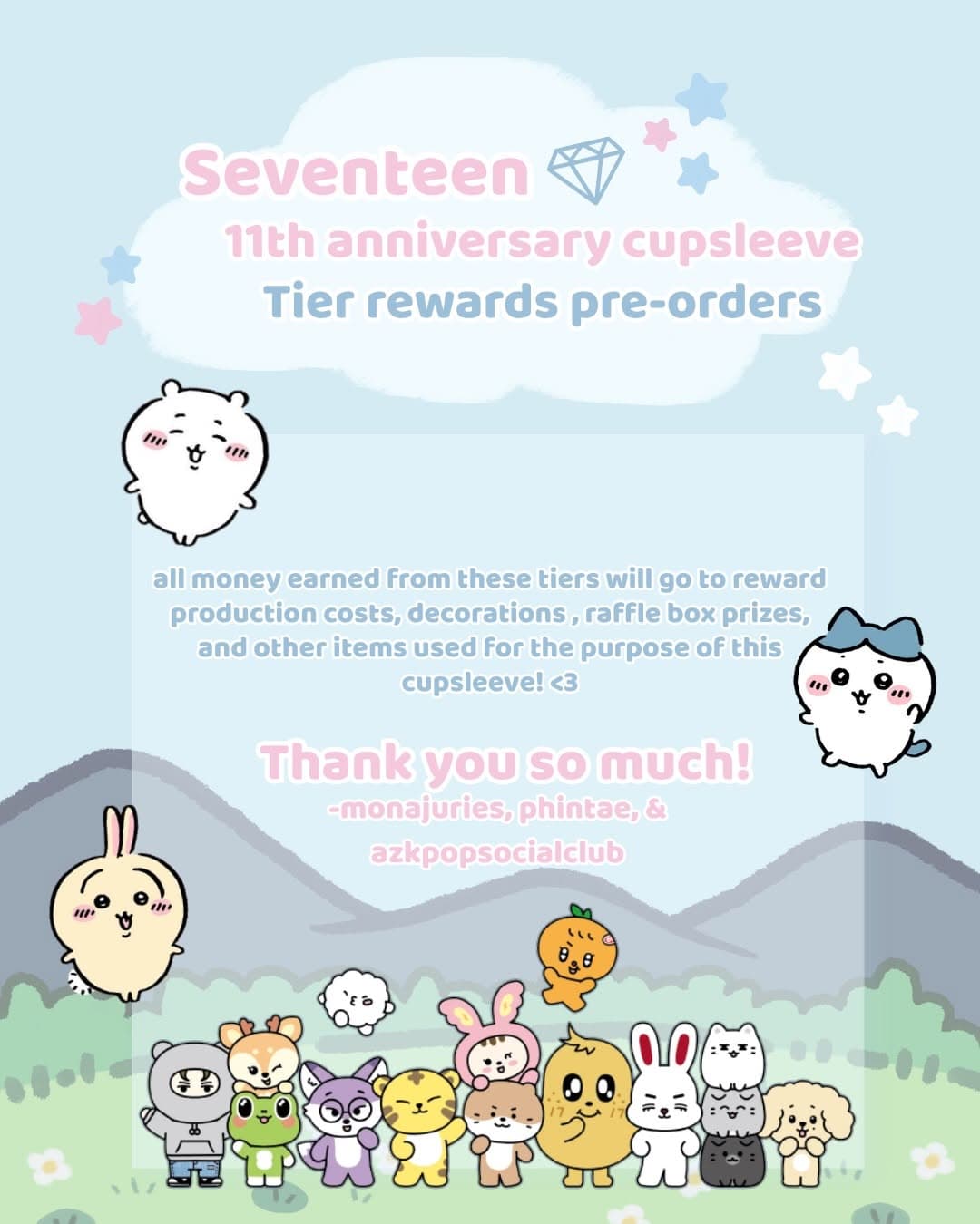 Seventeen 11 year Anniversary Cupsleeve - Image 5