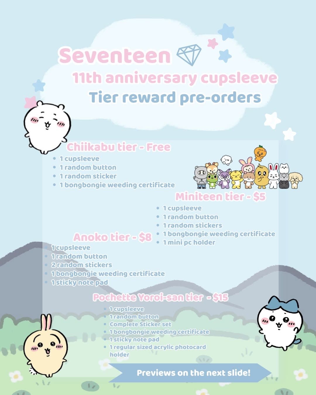 Seventeen 11 year Anniversary Cupsleeve - Image 4