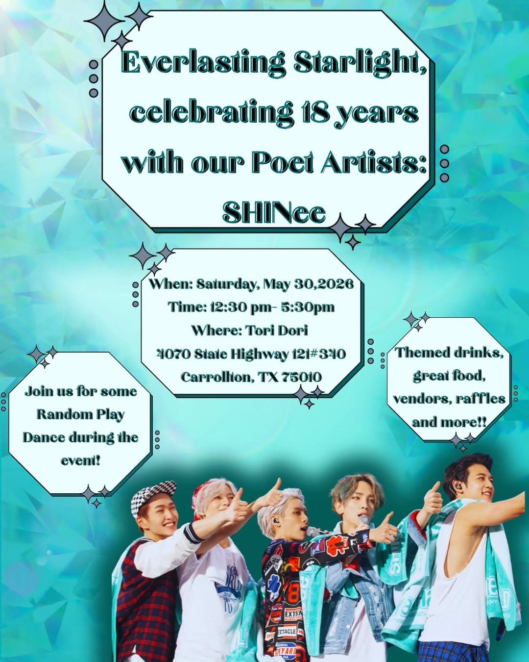 SHINee 18th anniversary cupsleeve event!