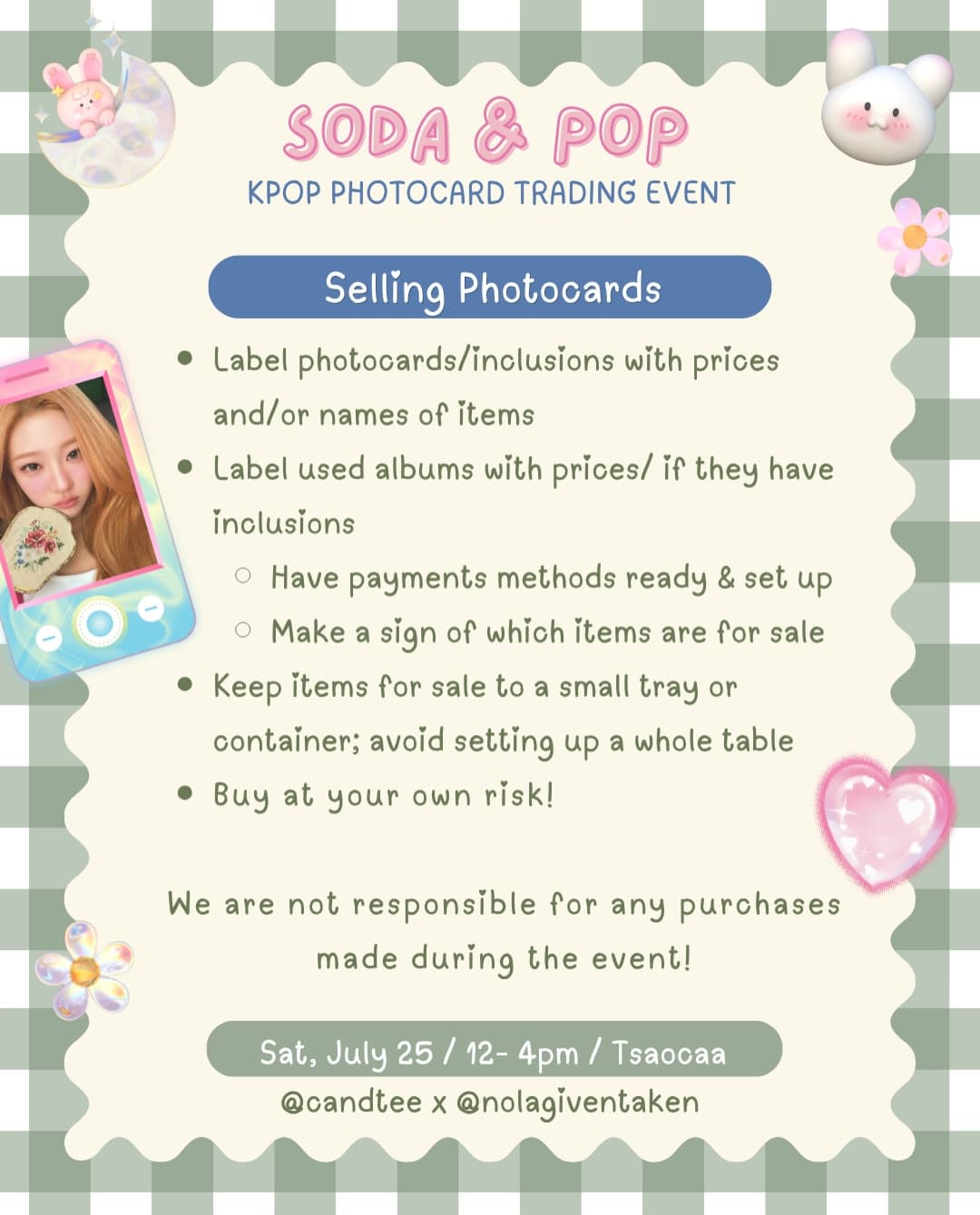 Soda & Pop, Kpop Photocard Trading Event - Image 6