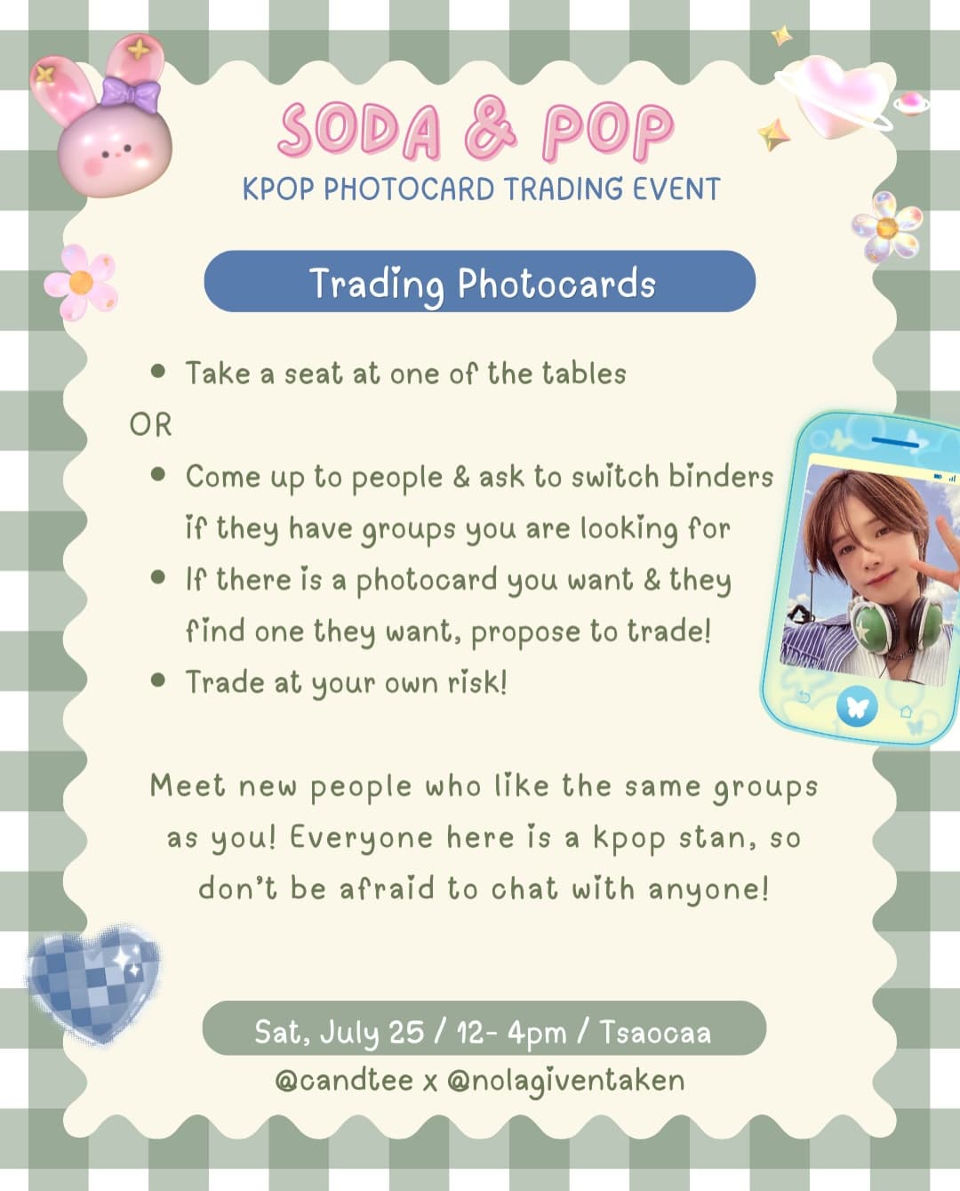 Soda & Pop, Kpop Photocard Trading Event - Image 5