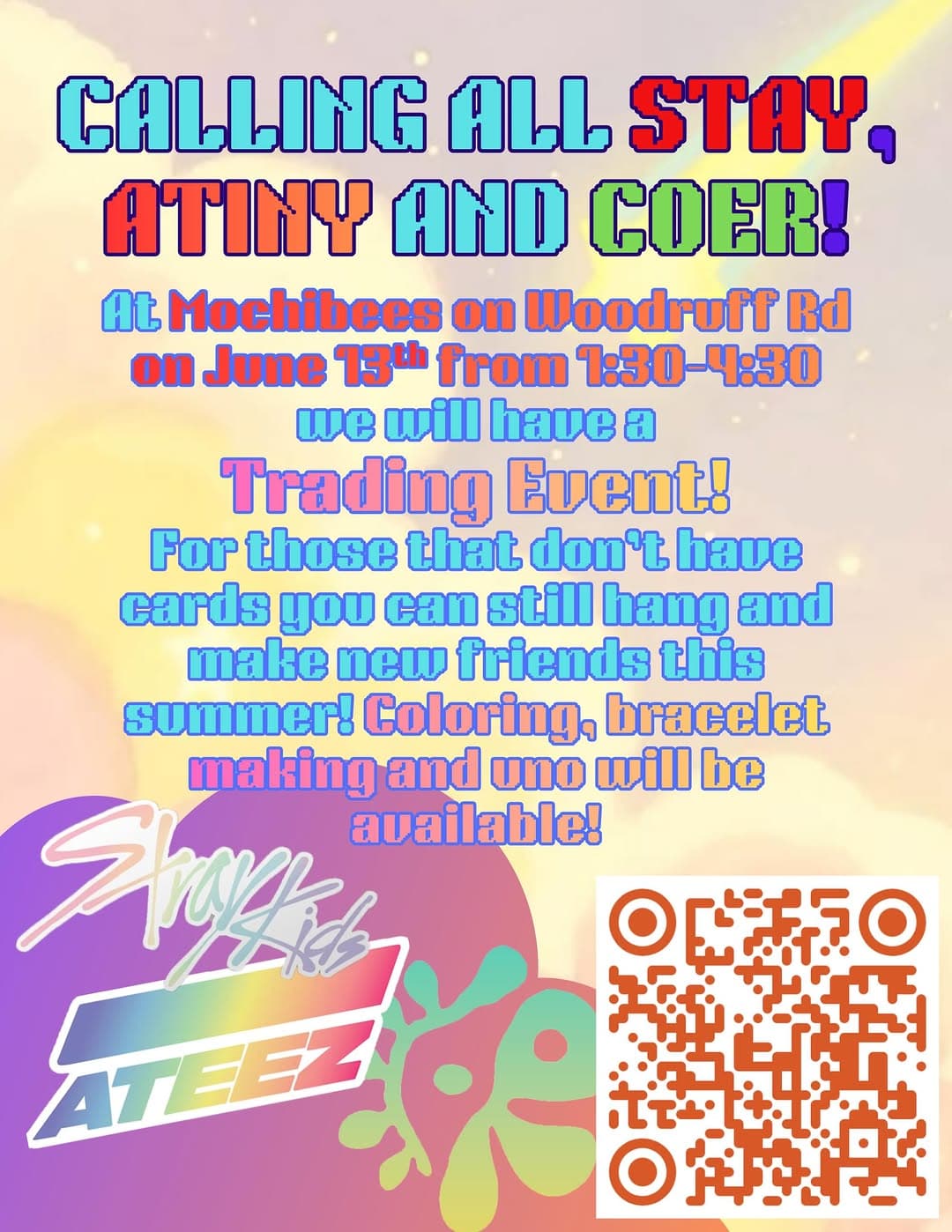 STAY, ATINY, COER, TRADING EVENT! - Cover image