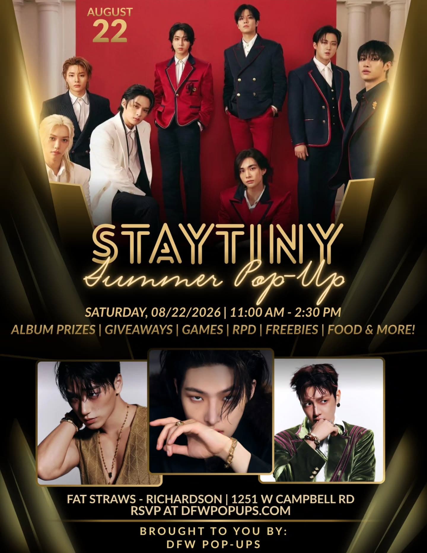 STAYTINY Pop-Up, celebrating Stray Kids × ATEEZ