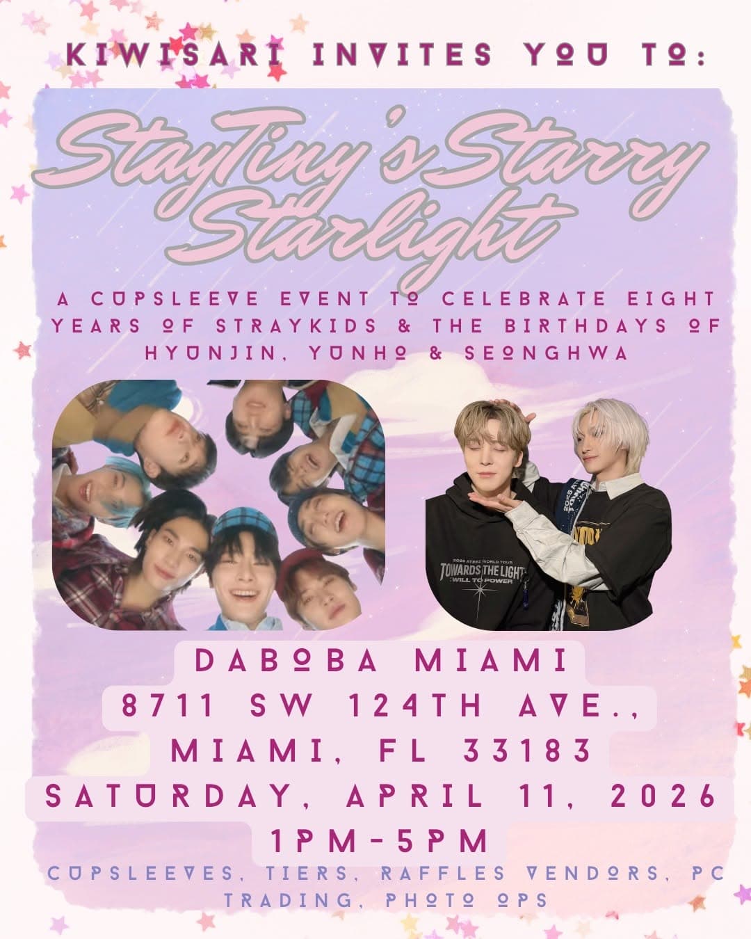 StayTiny Starry Starlight: A Cupsleeve Event - Image 1