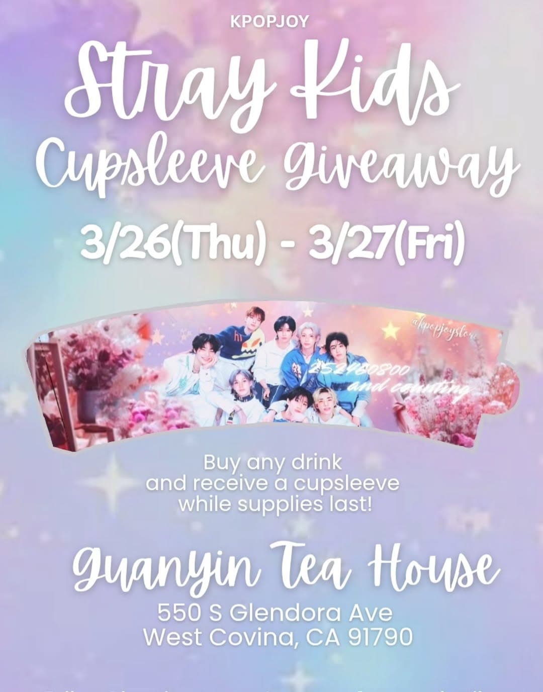 Stray Kids 8th Anniversary Cupsleeve Event - Image 1