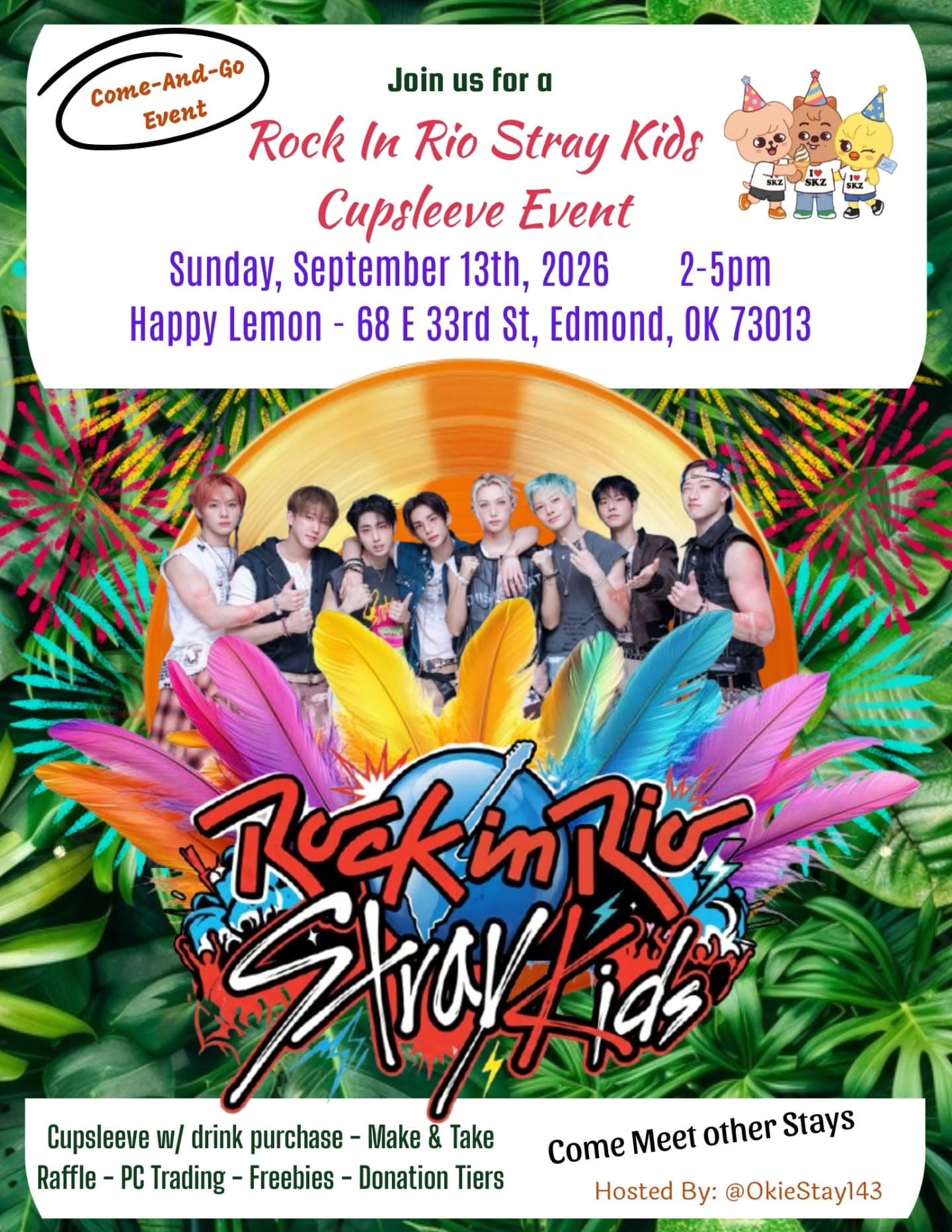 Rock In Rio Stray Kids Cupsleeve Event