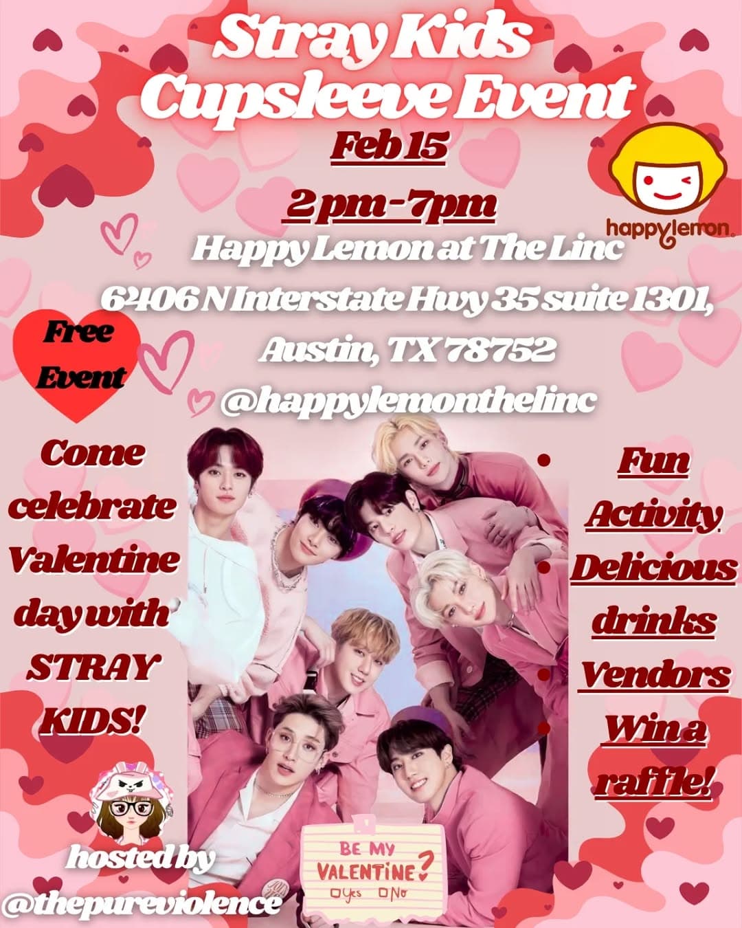 STRAY KIDS CUPSLEEVE EVENT - Cover image