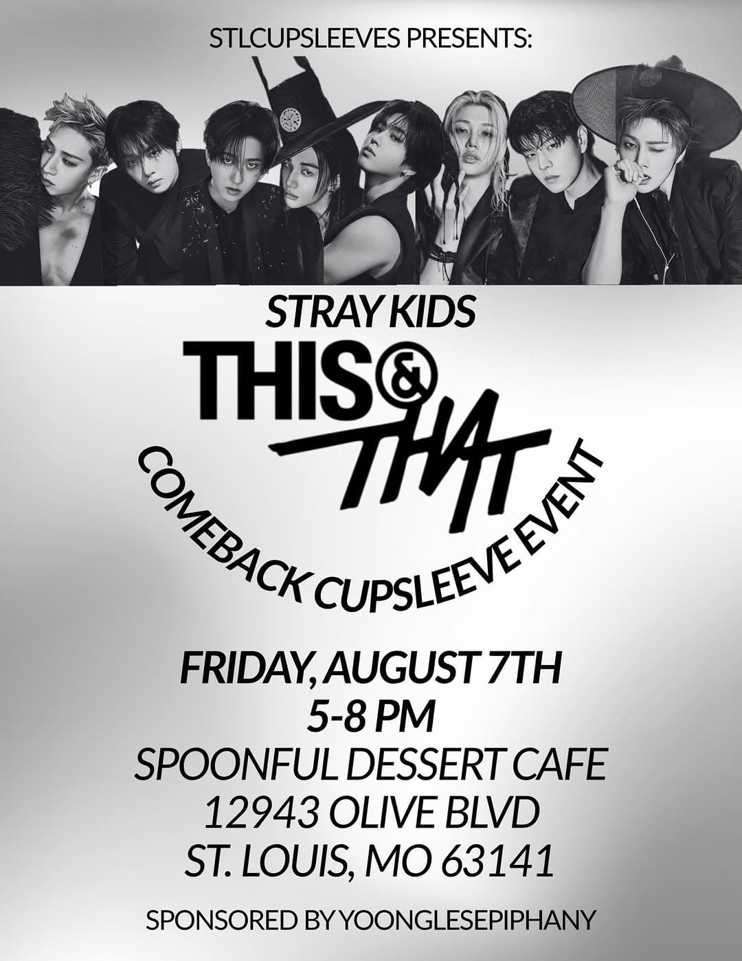 Stray Kids This & That Comeback Cupsleeve Event
