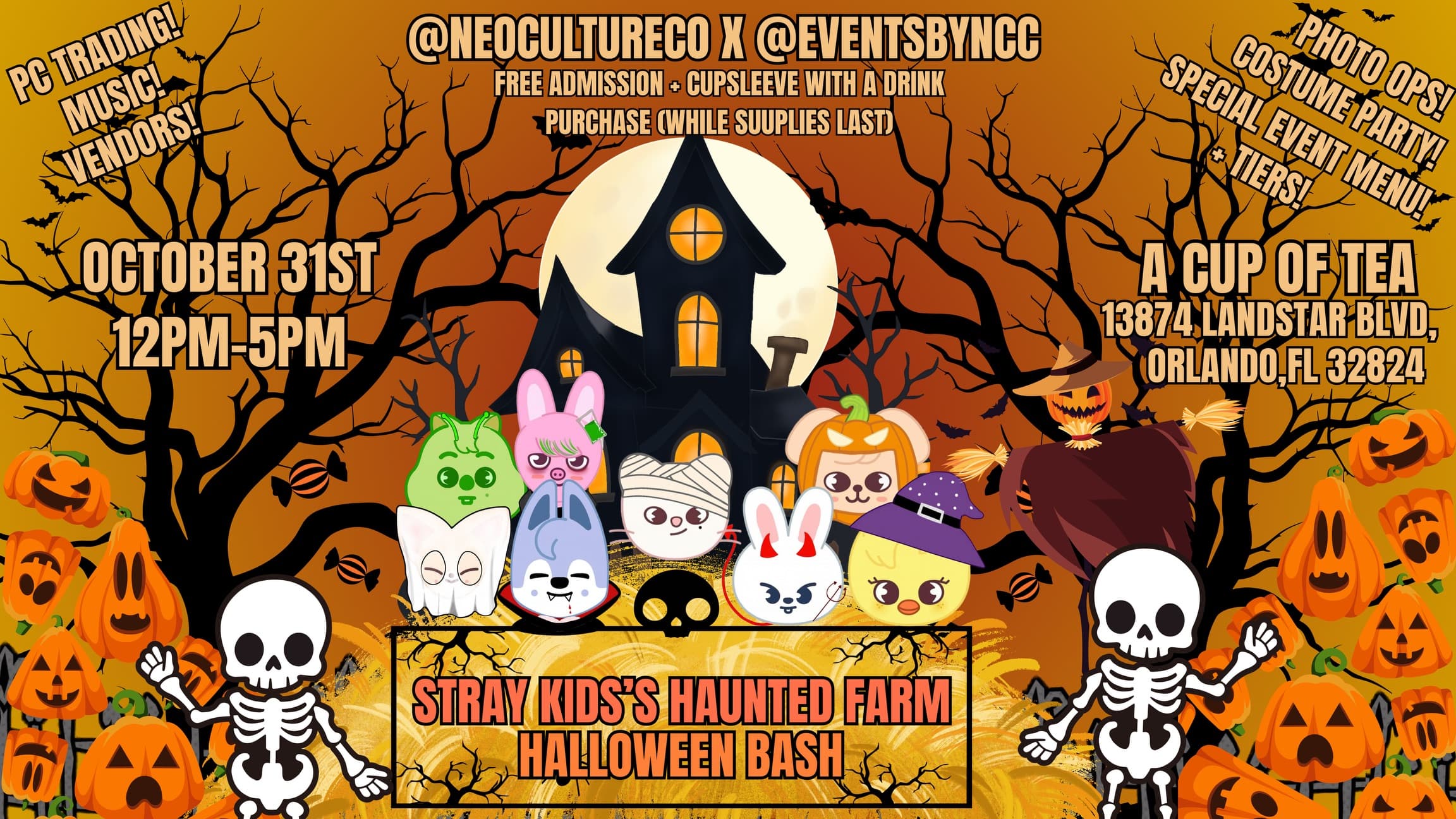 Stray Kids's Haunted Farm Halloween Bash