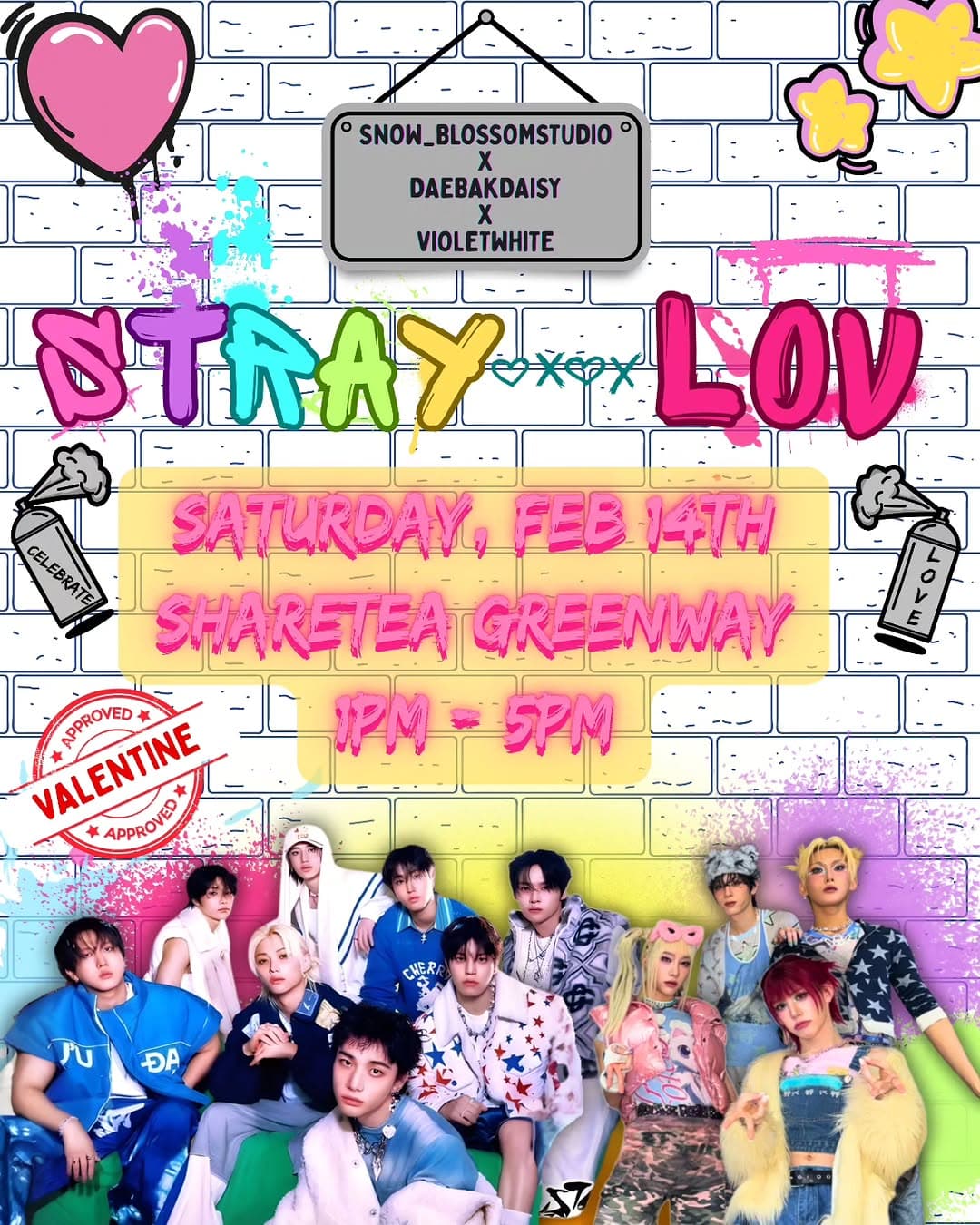 STRAY LOV VALENTINES CUPSLEEVE - Image 1