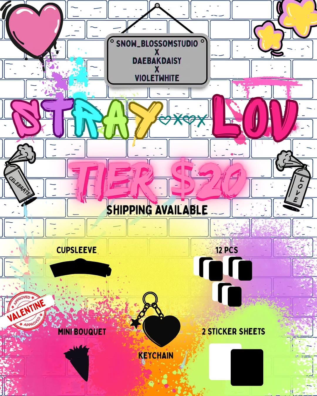 STRAY LOV VALENTINES CUPSLEEVE - Image 2