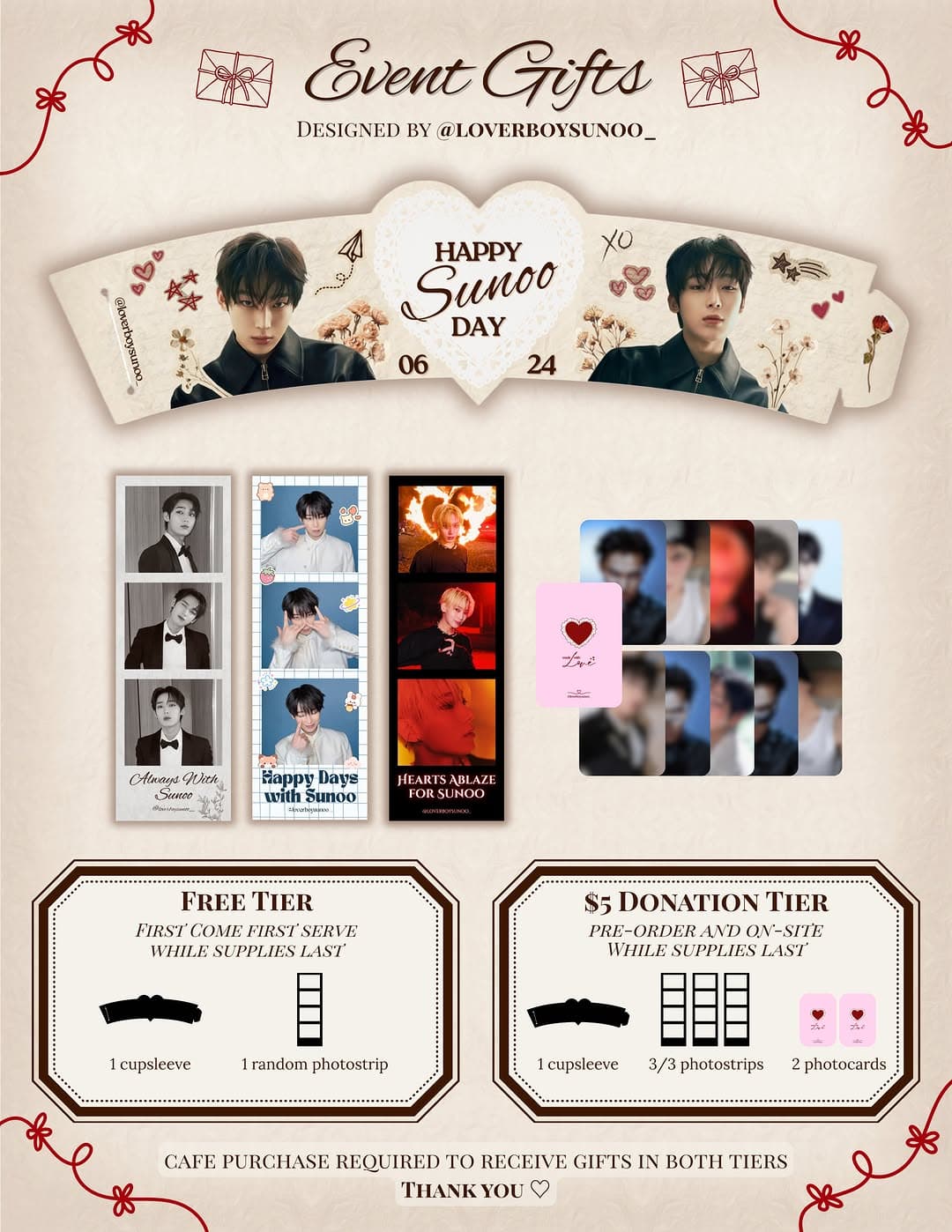 Sunoo Birthday Cupsleeve Event - Image 3