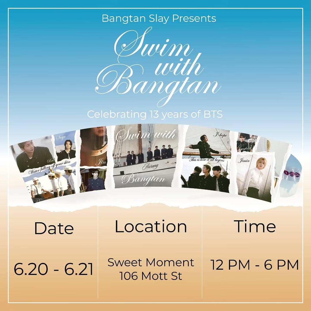 Swim with Bangtan - Cupsleeve Event