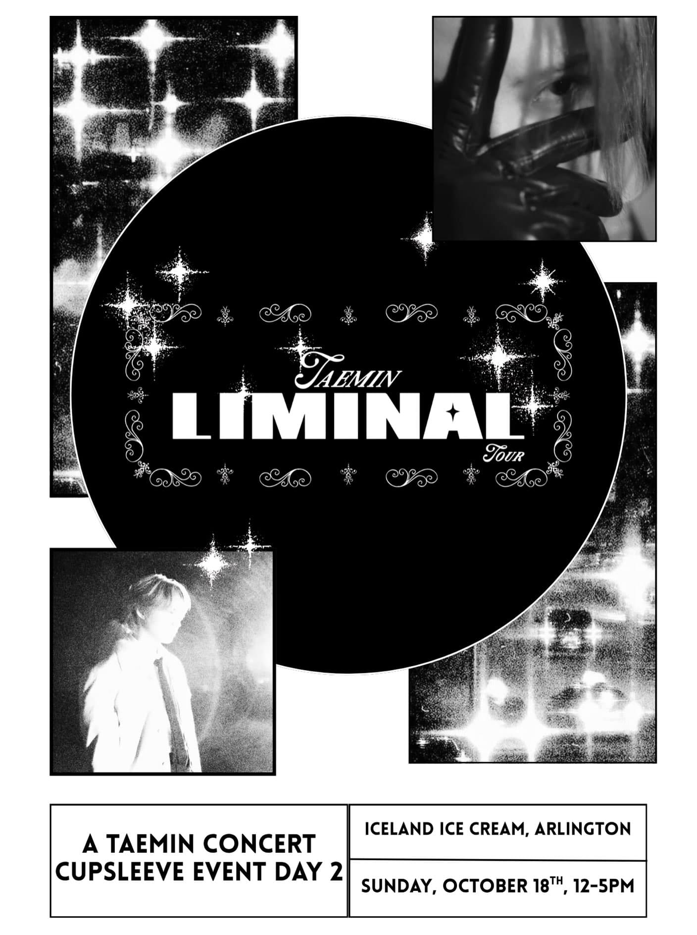 TAEMIN LiMiNaL Pre-Concert Cupsleeve – Arlington