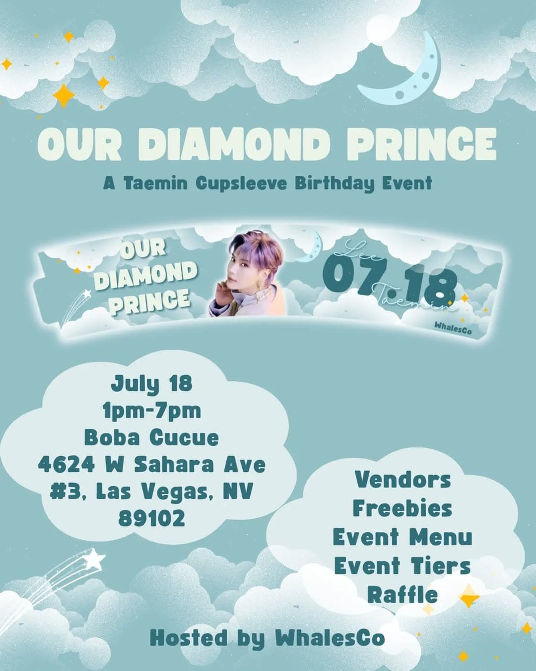 Our Diamond Prince a Taemin Bday Event