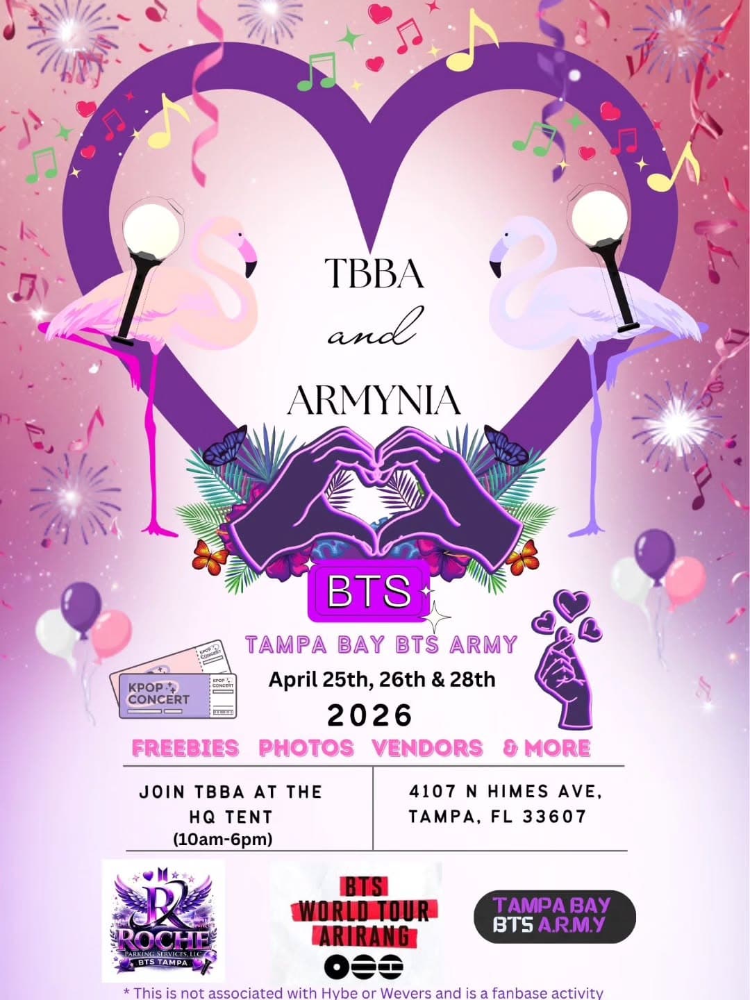 TBBA & ARMYNIA: April 25, 26 & 28, 2026 - Cover image