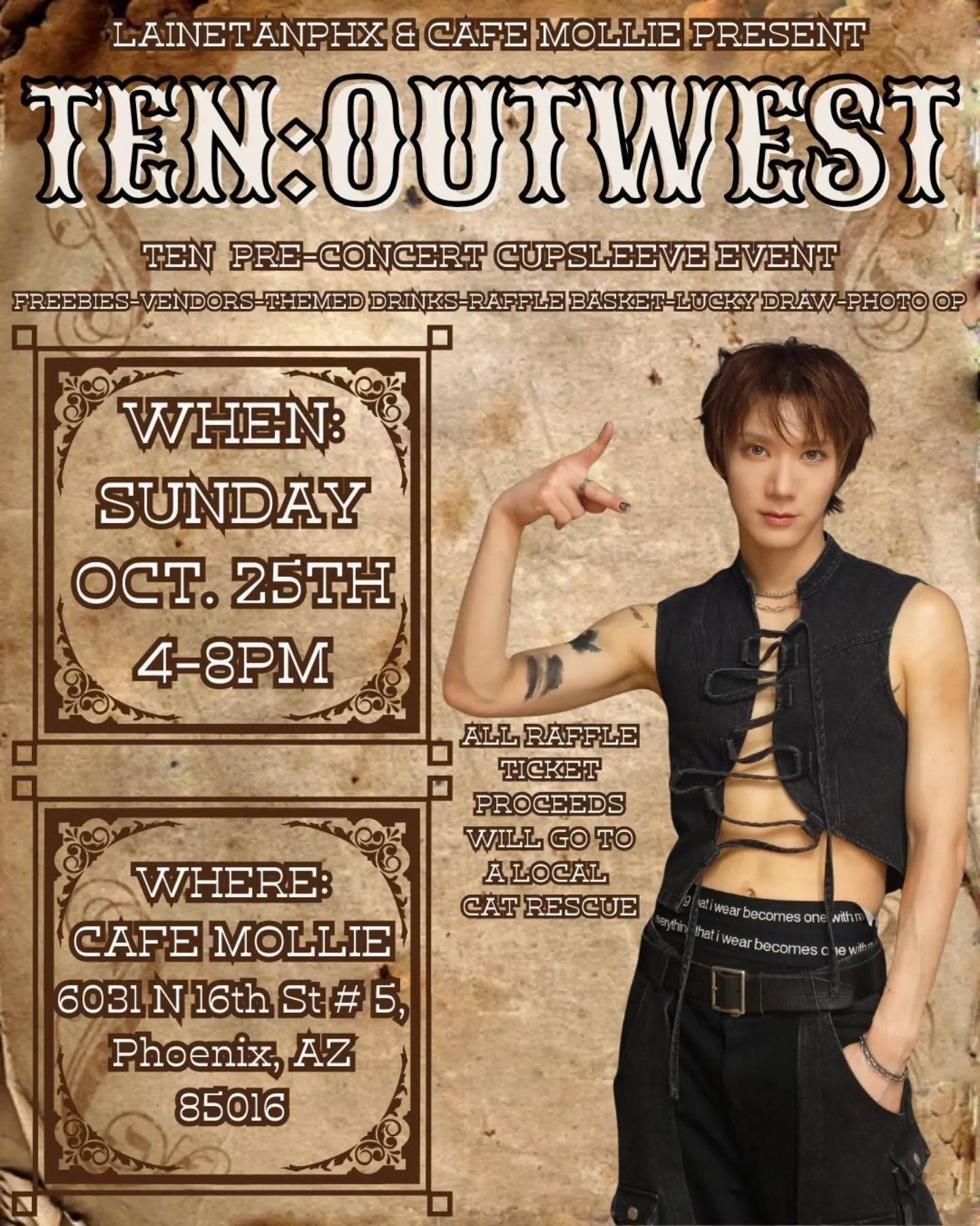 TEN pre-concert Cupsleeve Event