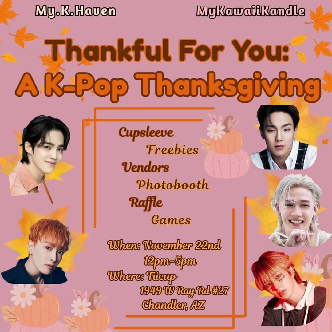THANKFUL FOR YOU:  A K-Pop Thanksgiving - Cover image