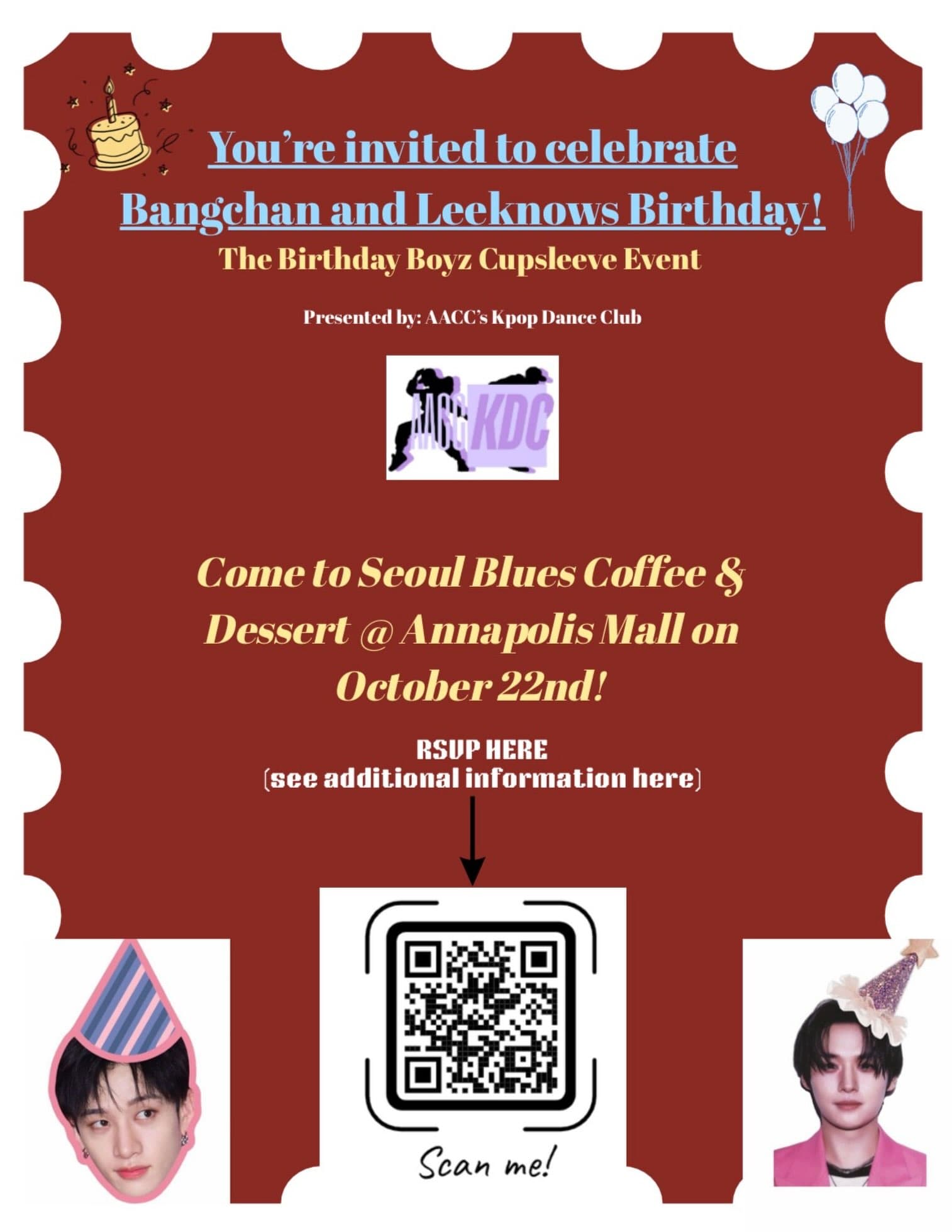 The Birthday Boyz Cupsleeve Event