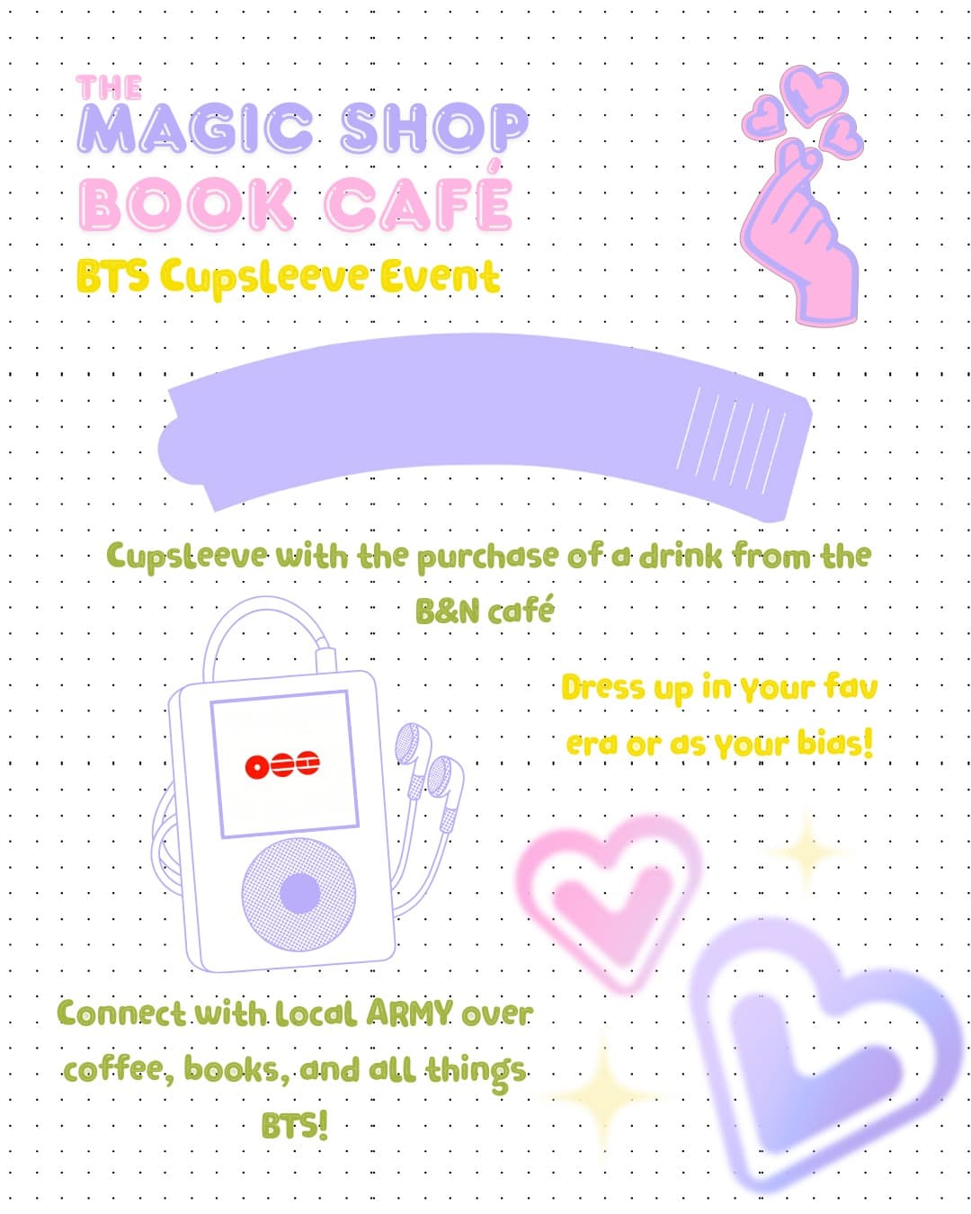 The Magic Shop Book Café BTS Cupsleeve Event - Image 2