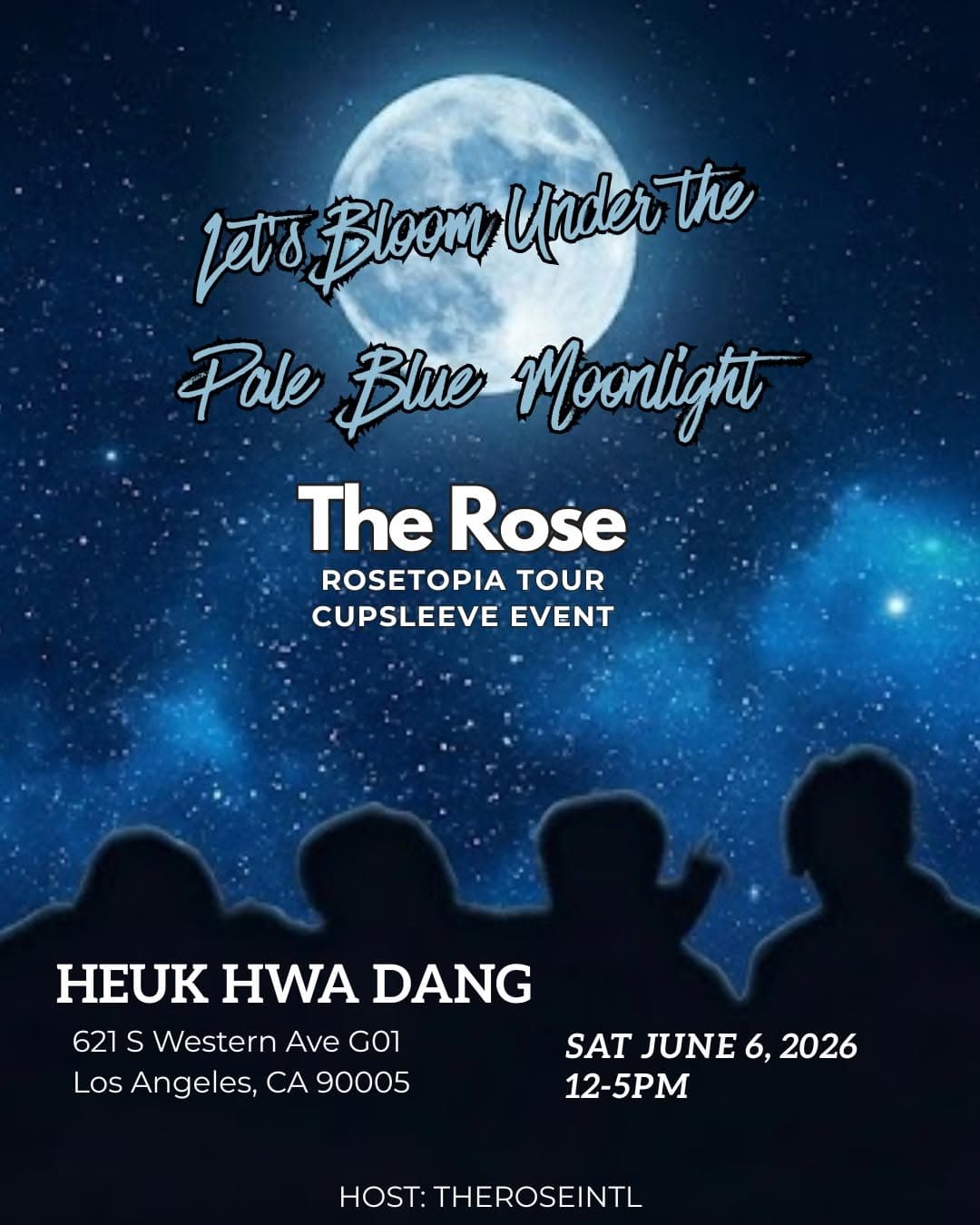 The Rose Rosetopia Tour Cupsleeve Event