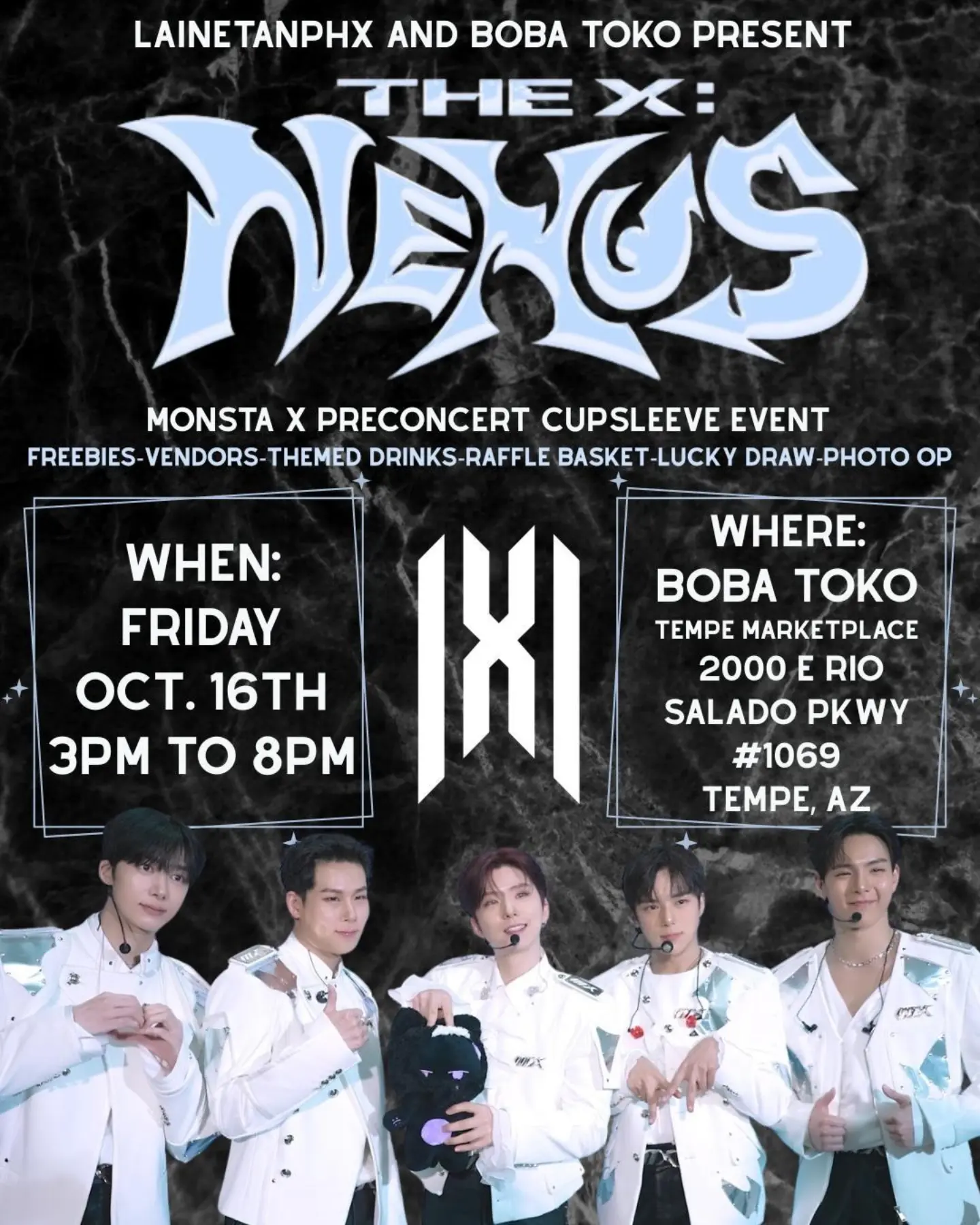 THE X: NEXUS MONSTA X PRE-CONCERT CUPSLEEVE